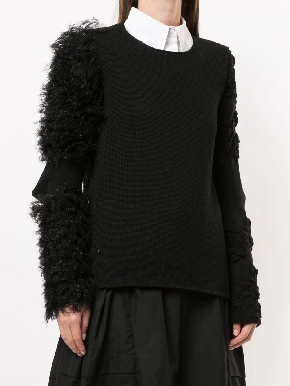 cut-out elbow jumper - 3