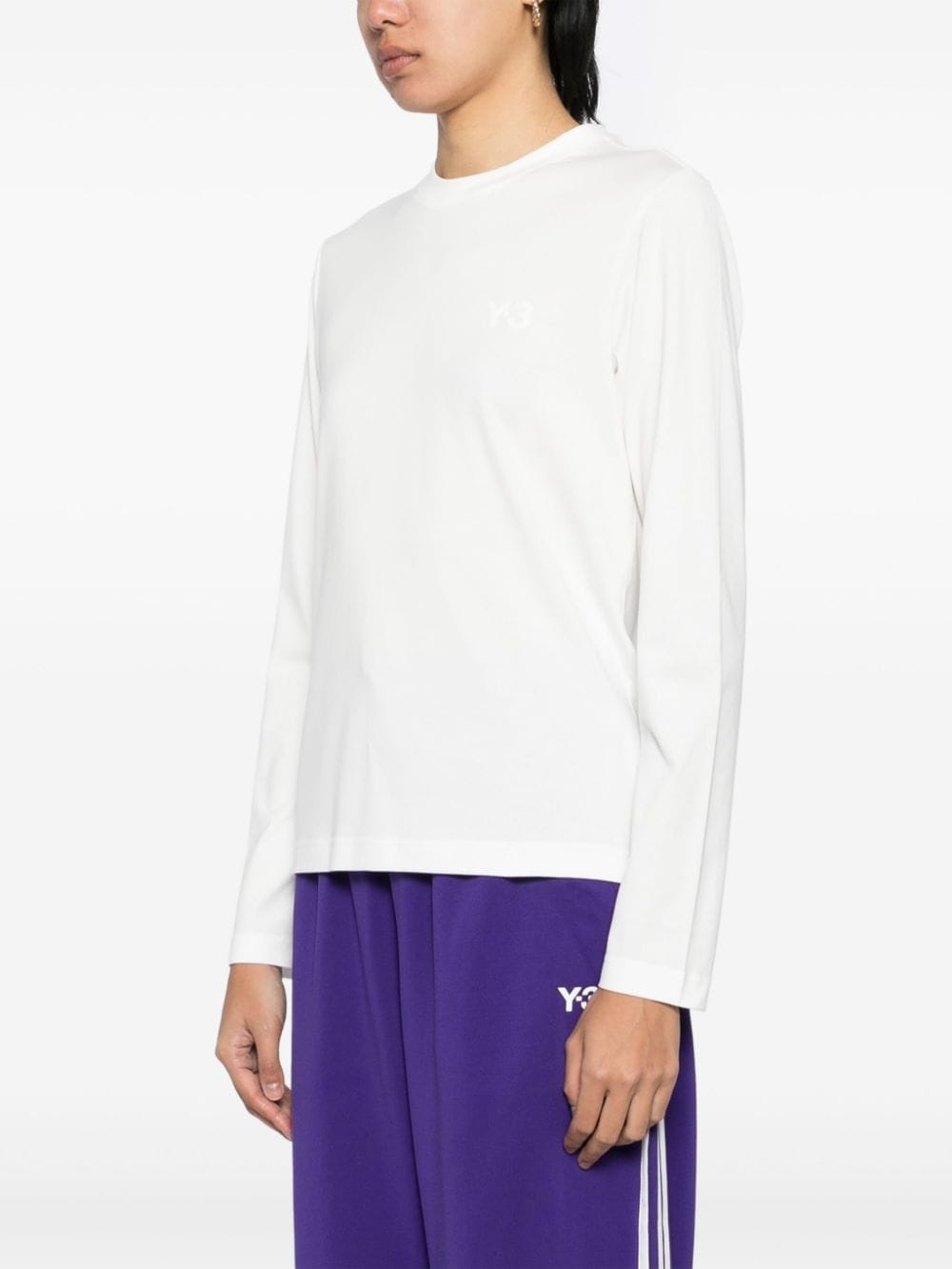 logo-print cotton T-shirt - 3
