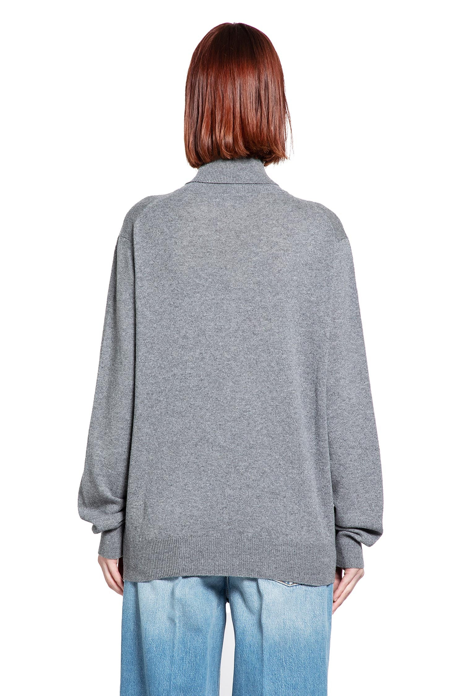 Cashmere Logo Turtleneck Sweater - 3