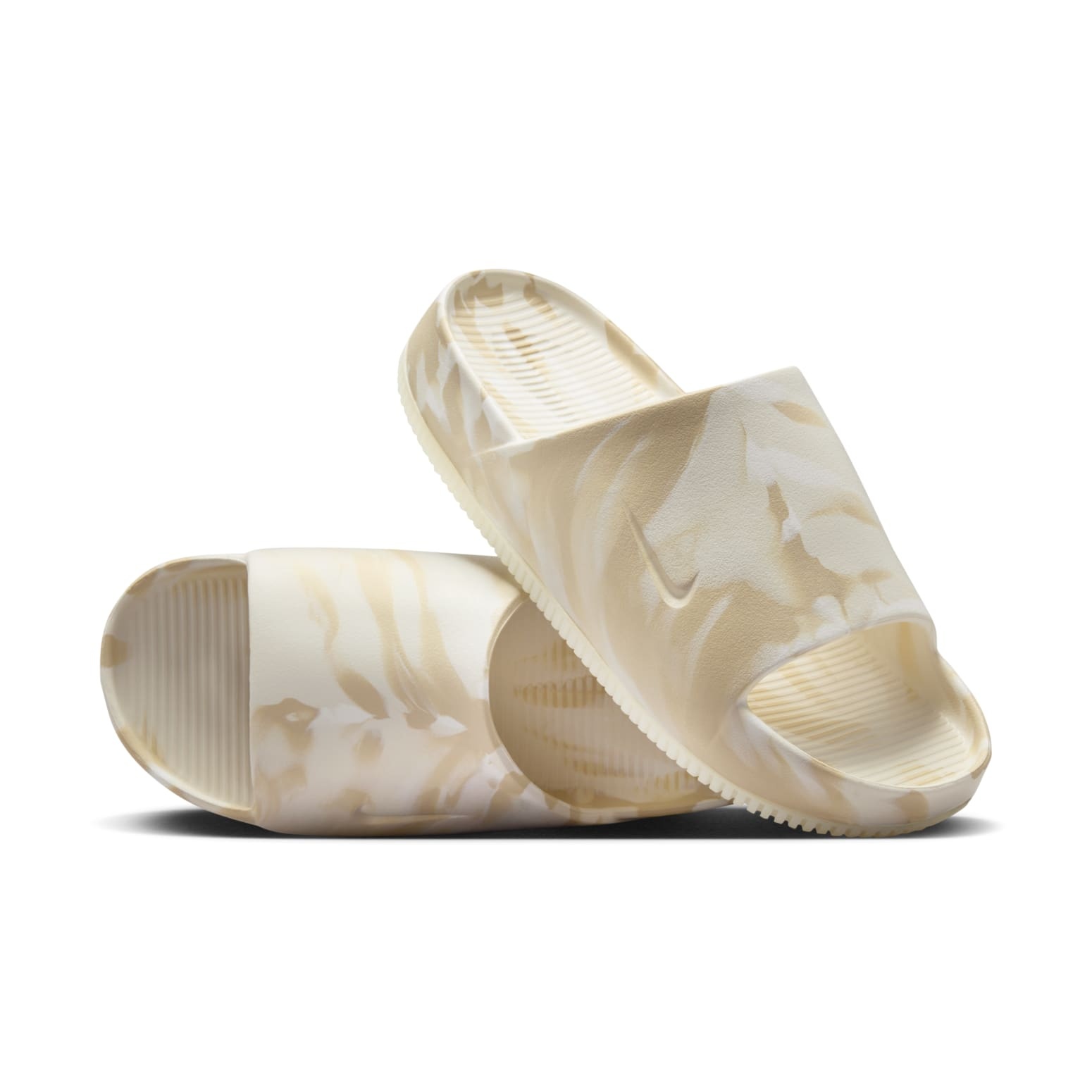 (WMNS) Nike Calm SE Slides 'Marble Phantom' FV5643-001 - 3