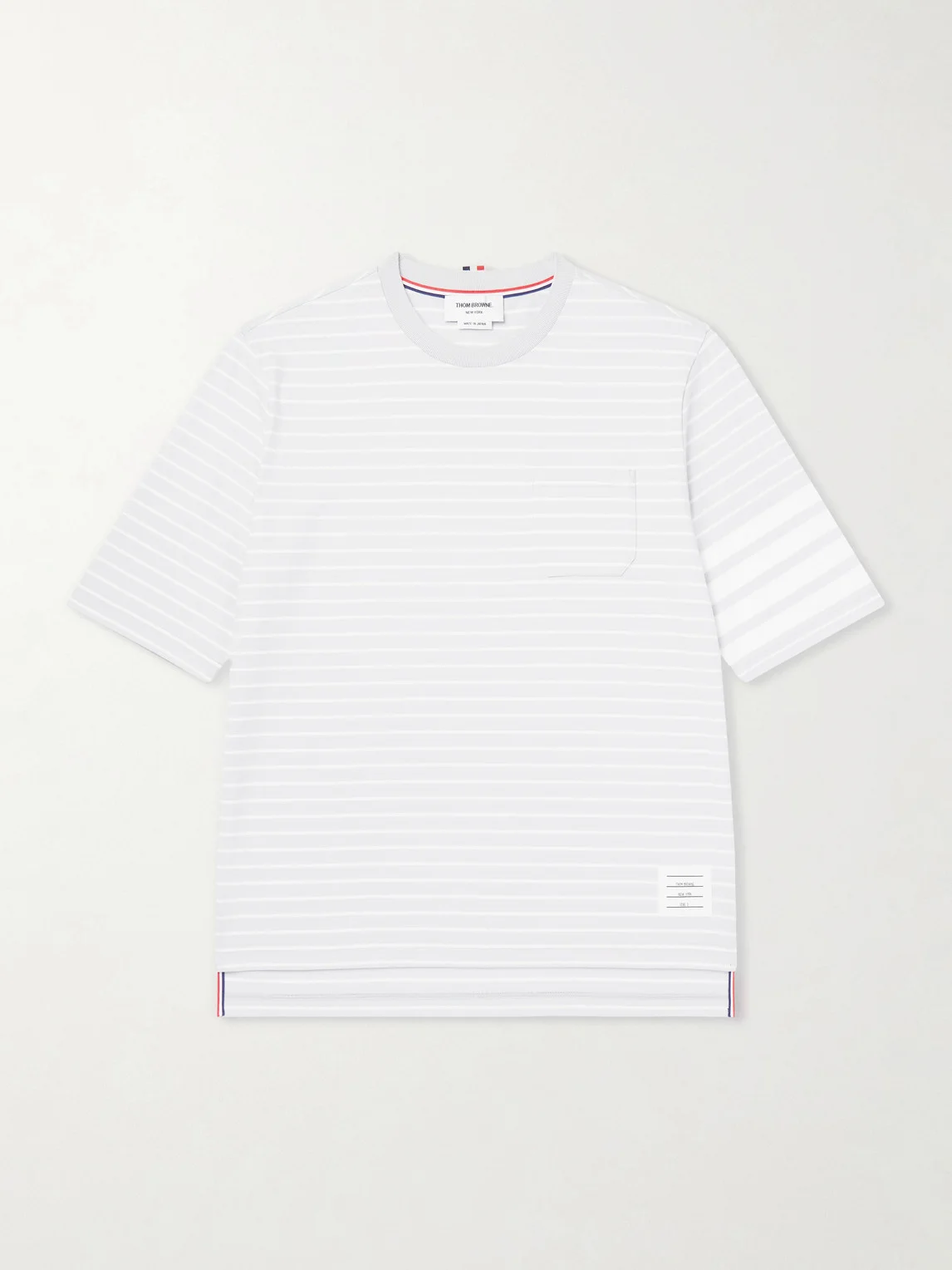 Striped Cotton Jersey T-Shirt - 1