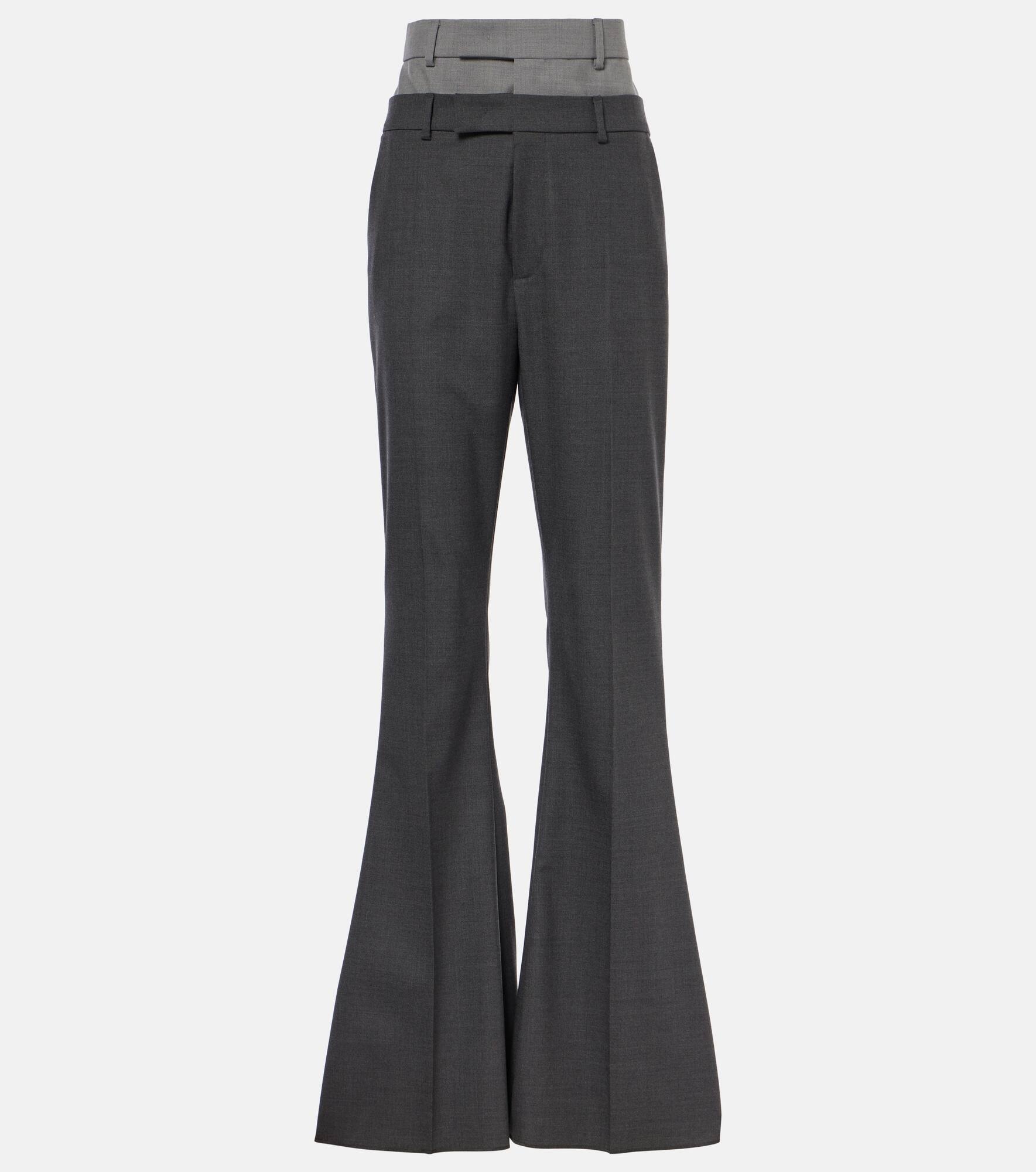 Lince wool flared pants - 1