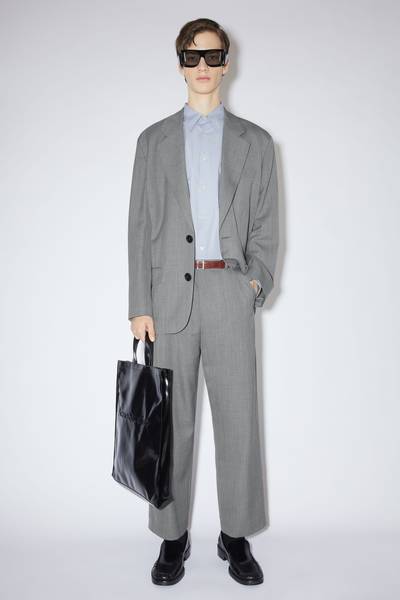 Acne Studios Wool blend trousers - Grey Melange outlook