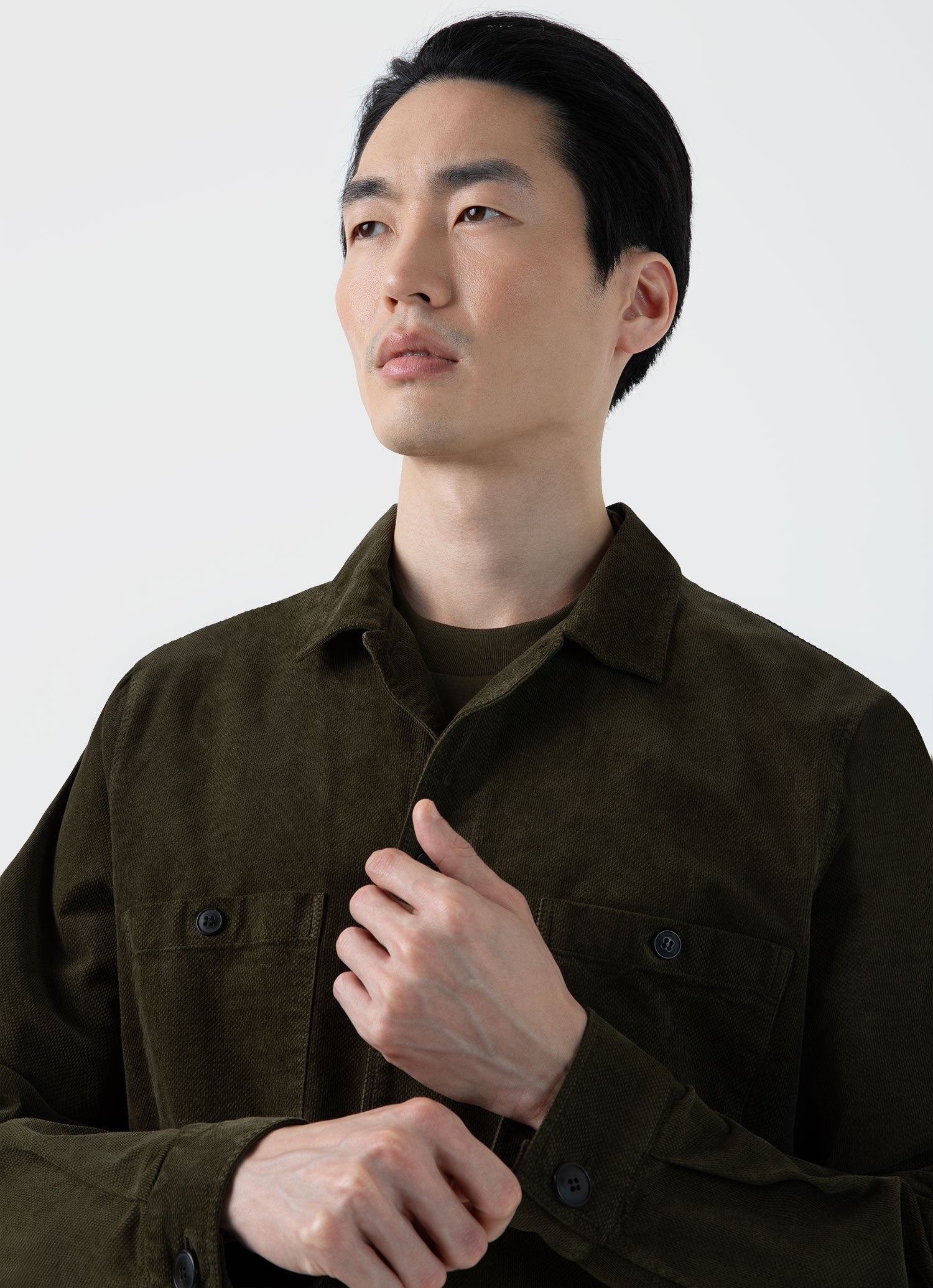 Cellular Cord Overshirt - 6