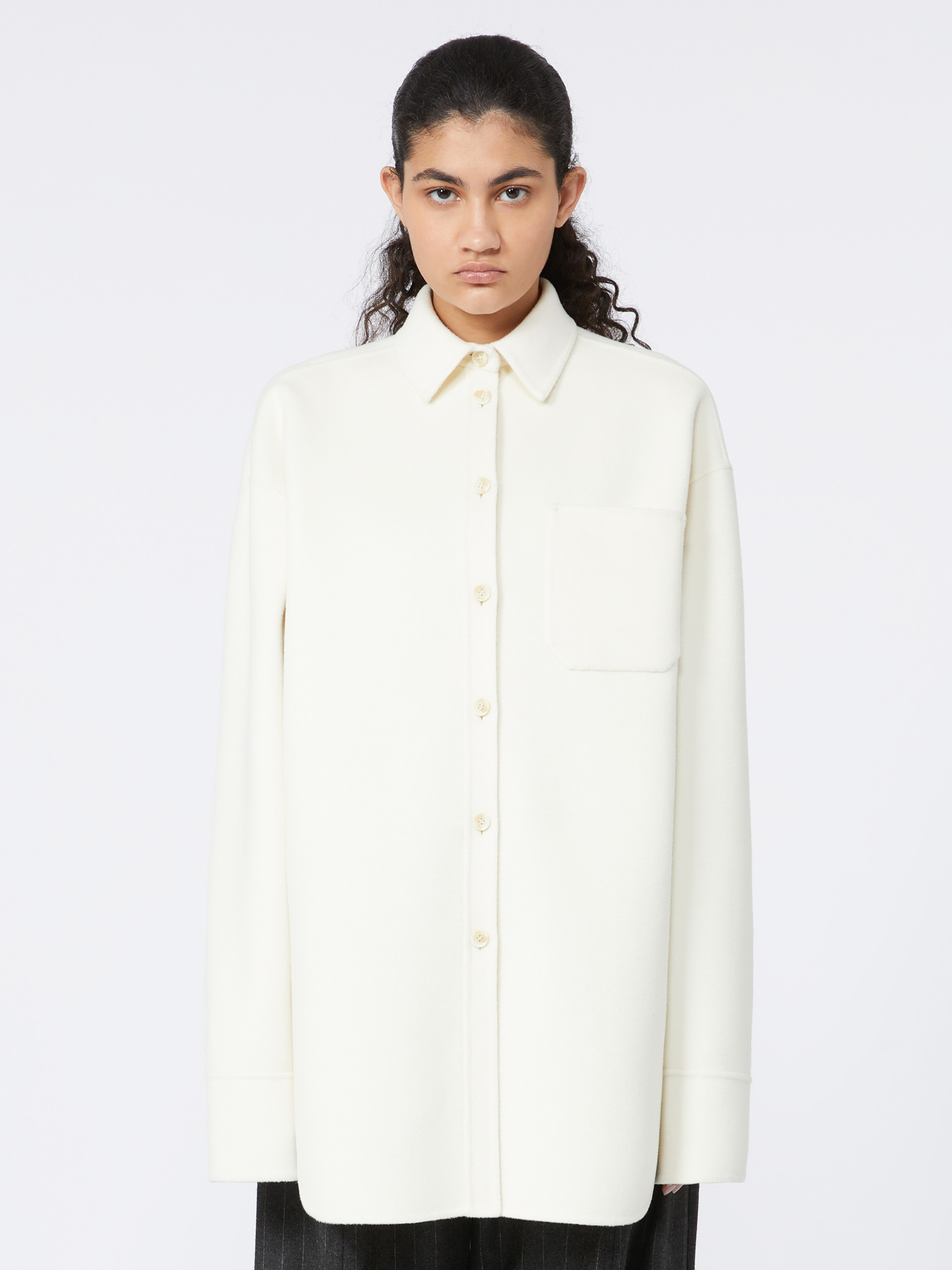 RIBER Oversized double cloth shirt - RUNWAY - 3