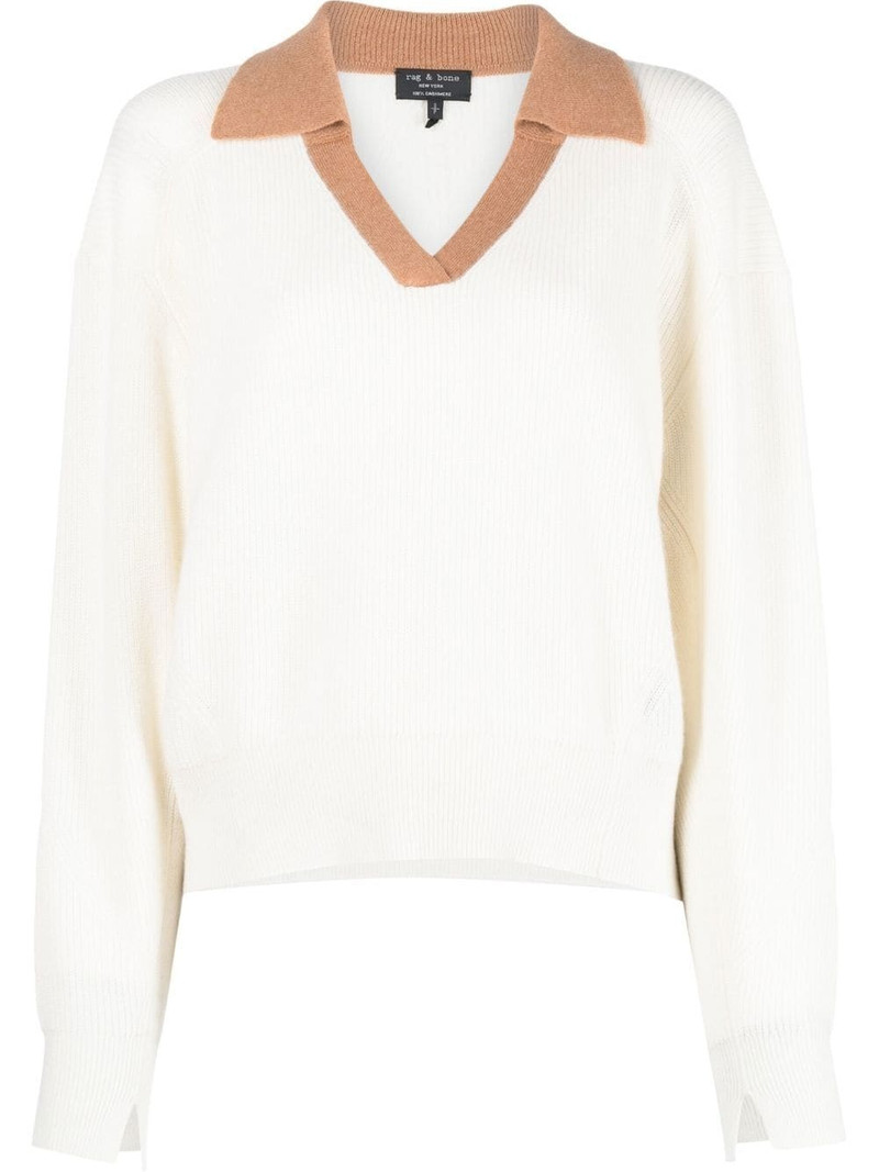 collared cashmere jumper 1