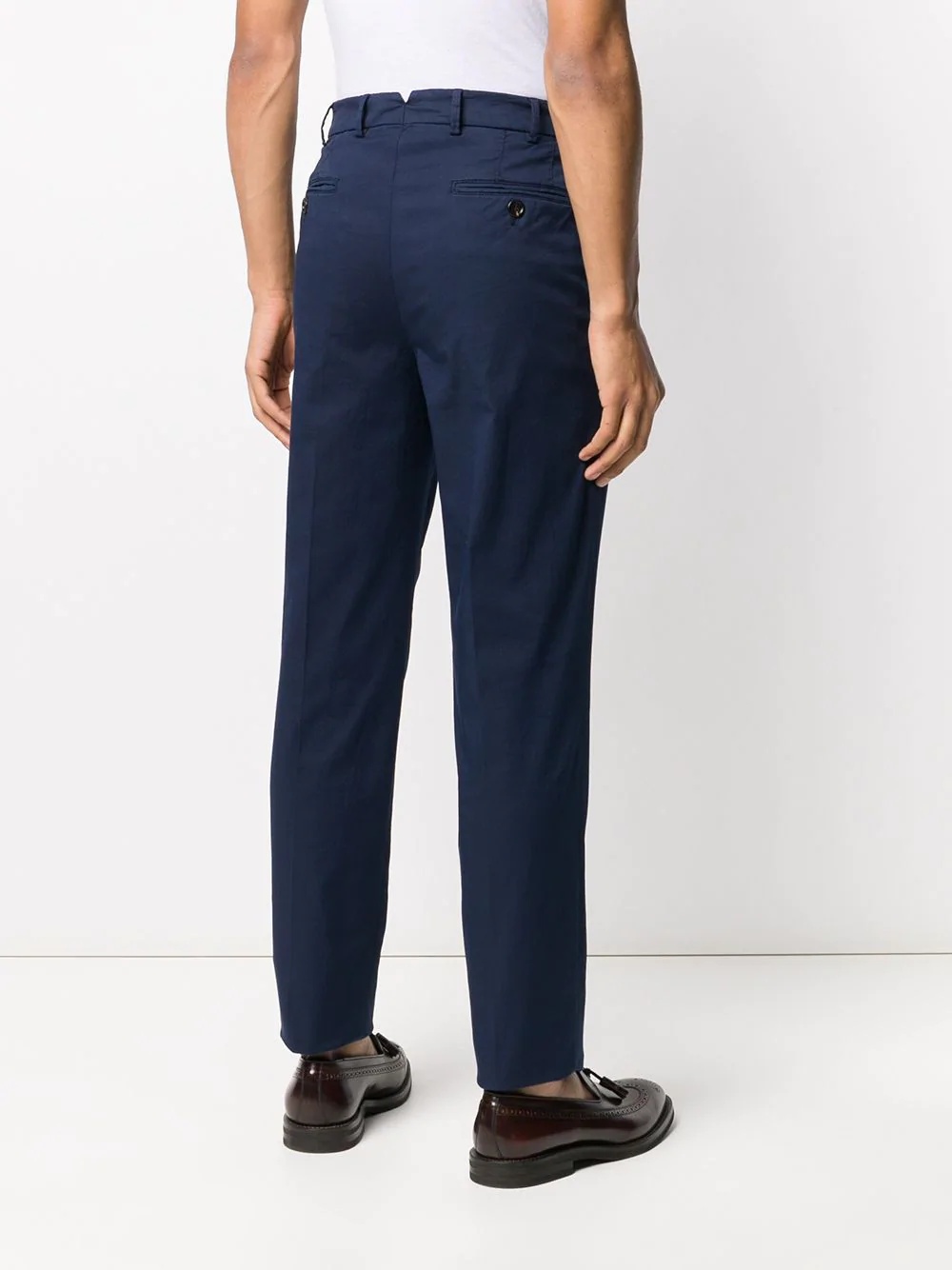 mid-rise slim-fit chinos - 4