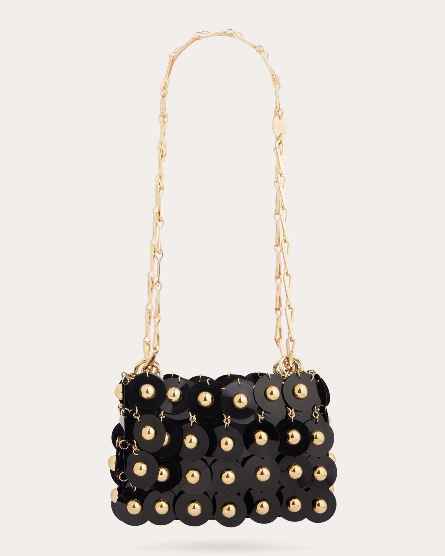 Sparkle Studded Paillette Shoulder Bag - 1