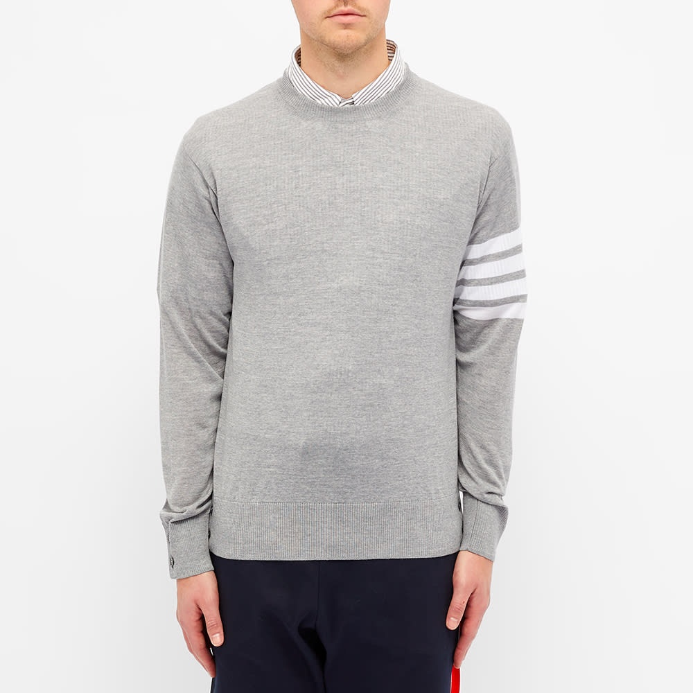 Thom Browne Classic Merino Crew Knit - 5