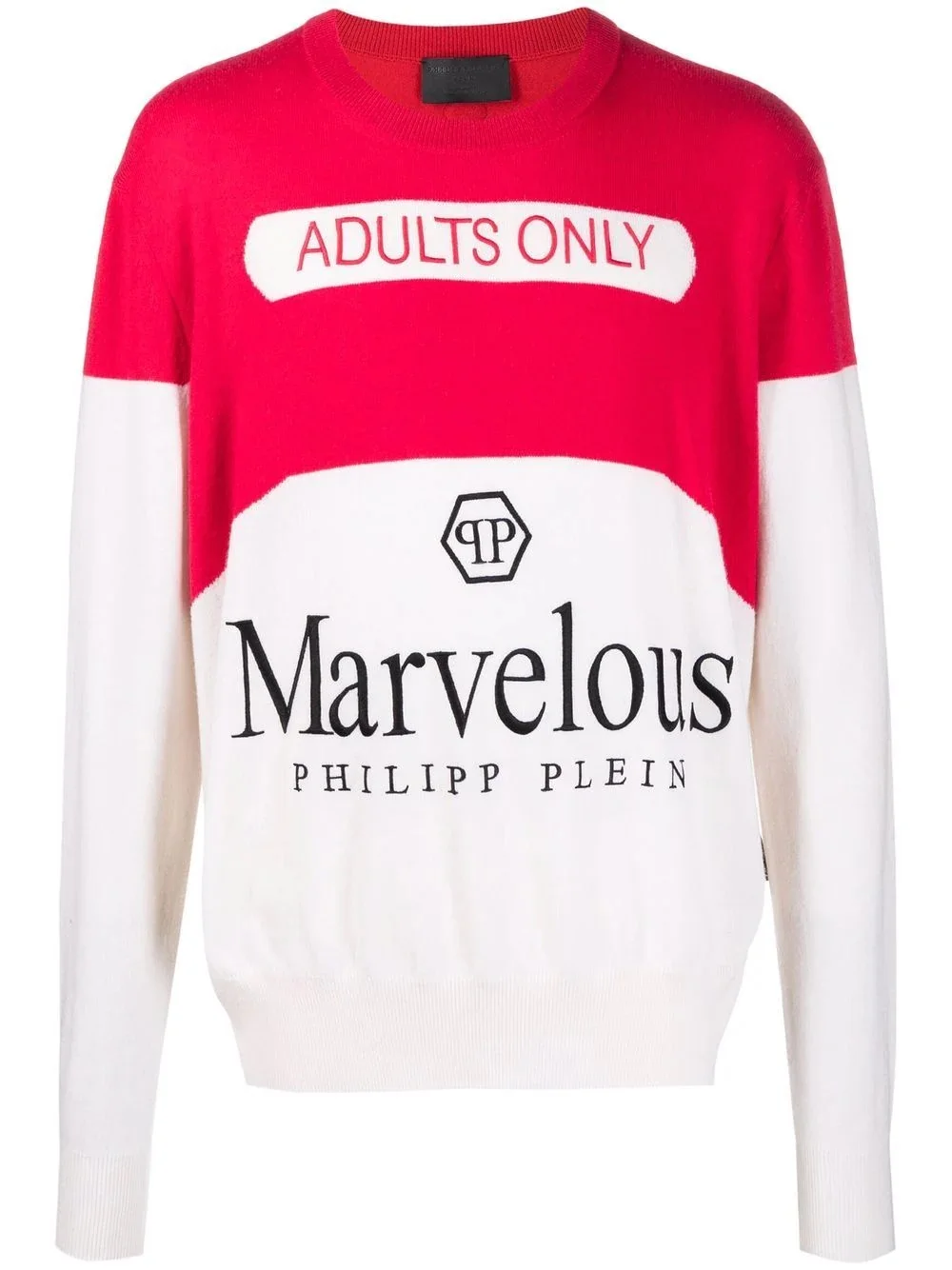 logo-print cashmere jumper - 1
