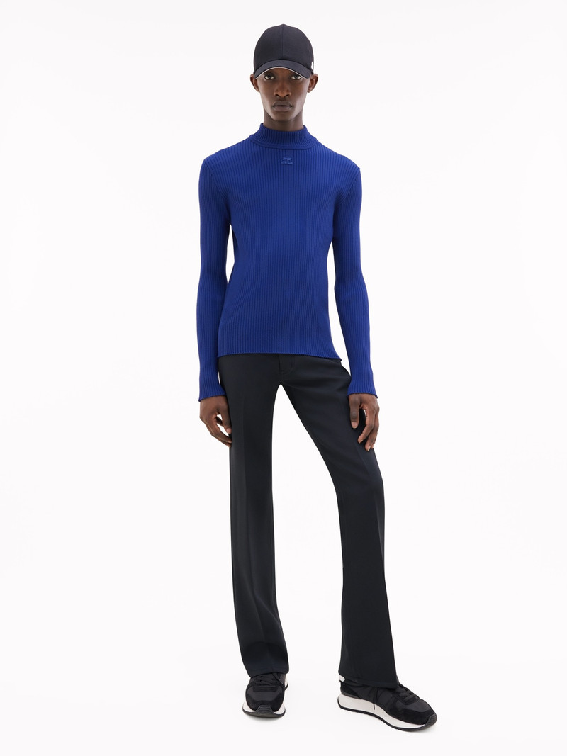 courrèges HIGH COLLAR JUMPER outlook