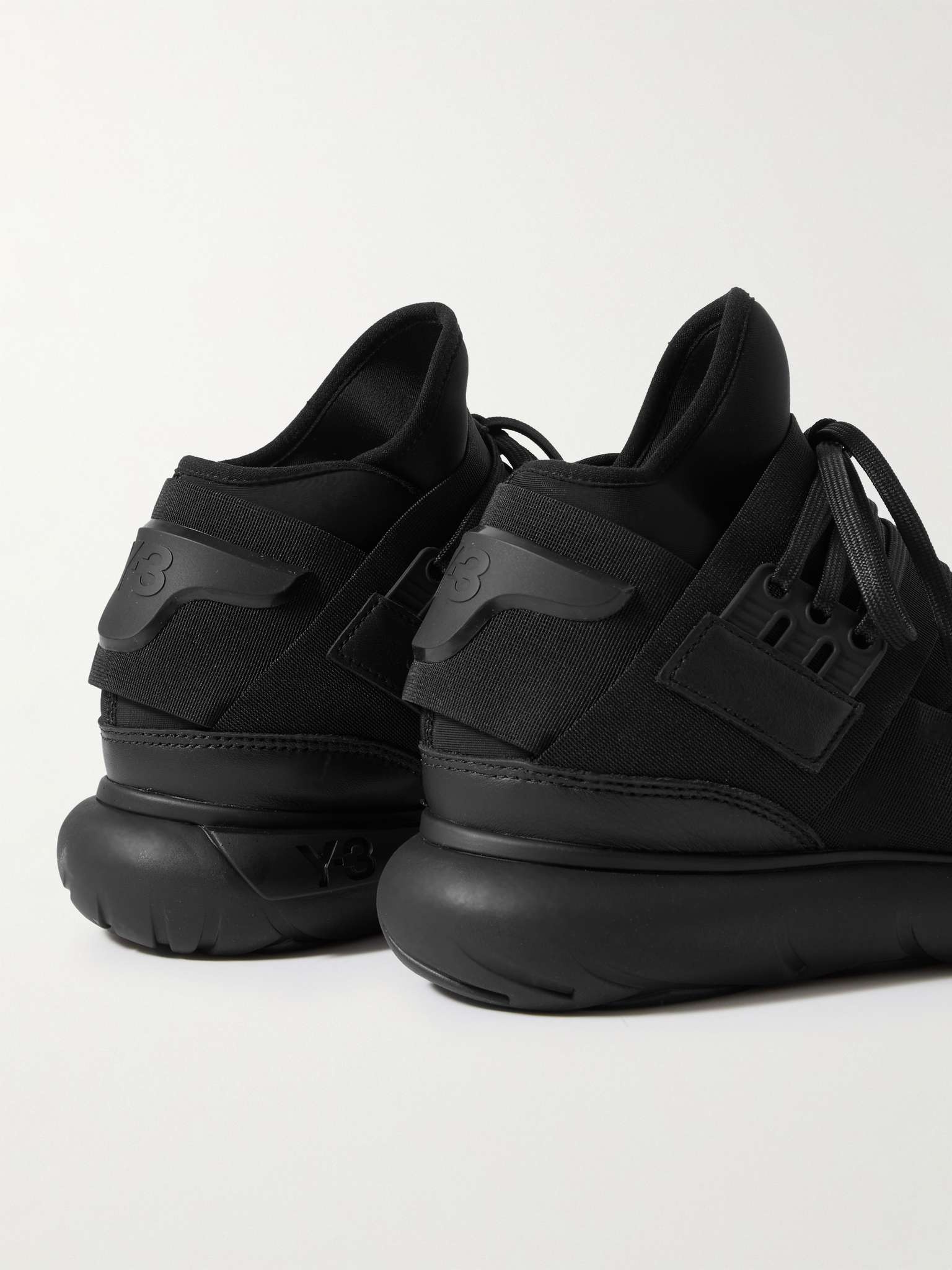 Qasa Neoprene, Webbing and Rubber High Top Sneakers - 5