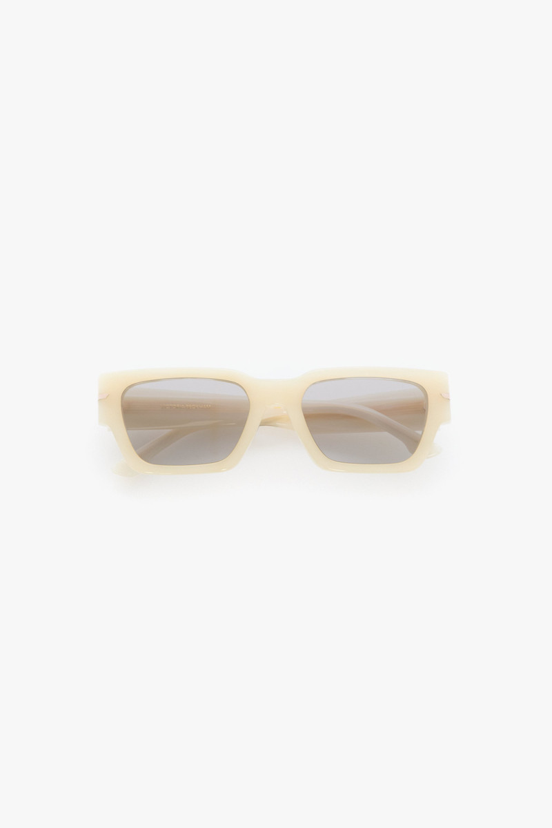 Acetate Sunglasses In Ivory Marble 1