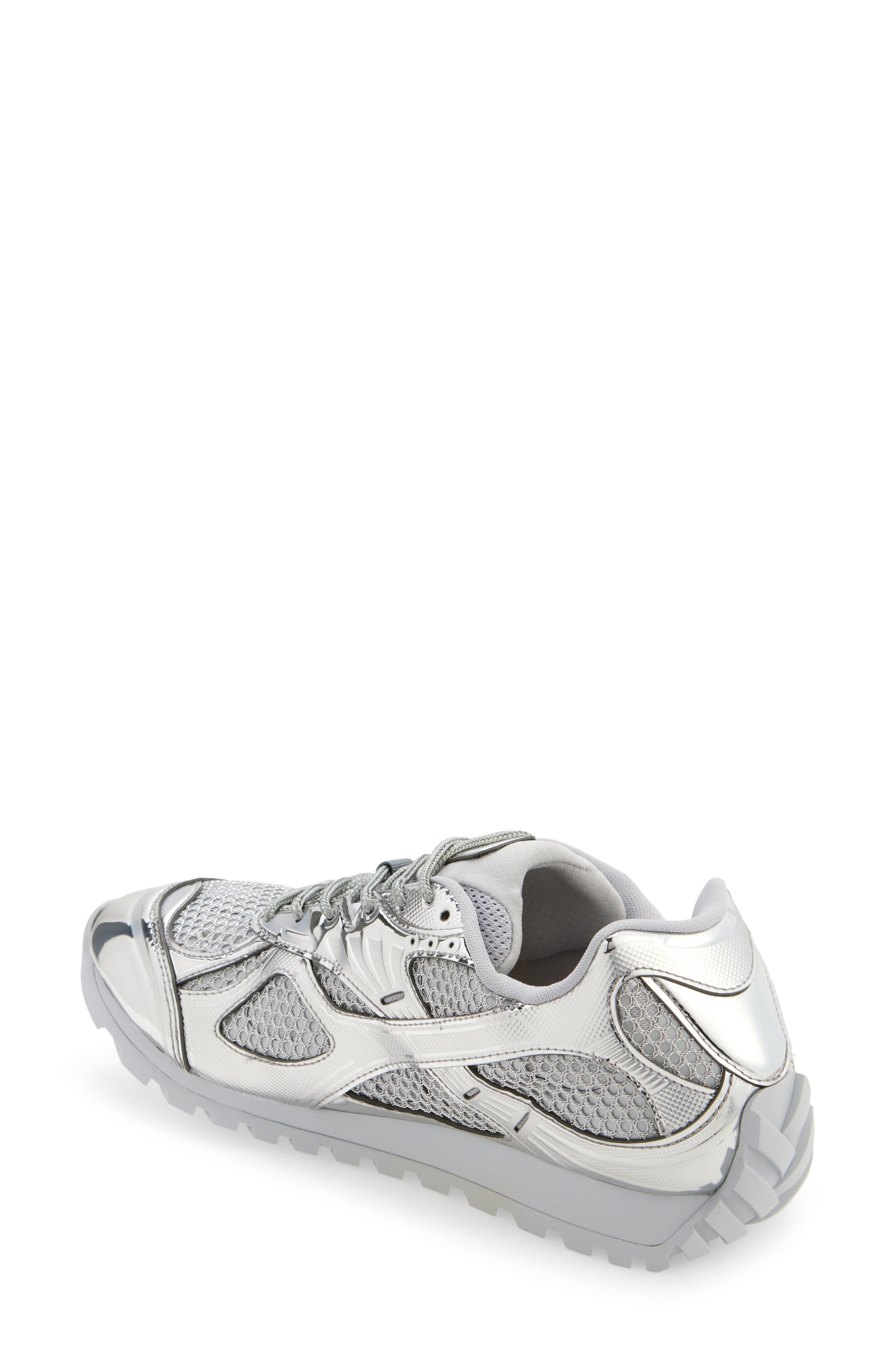 Bottega Veneta Orbit Sneaker in Silver at Nordstrom - 2