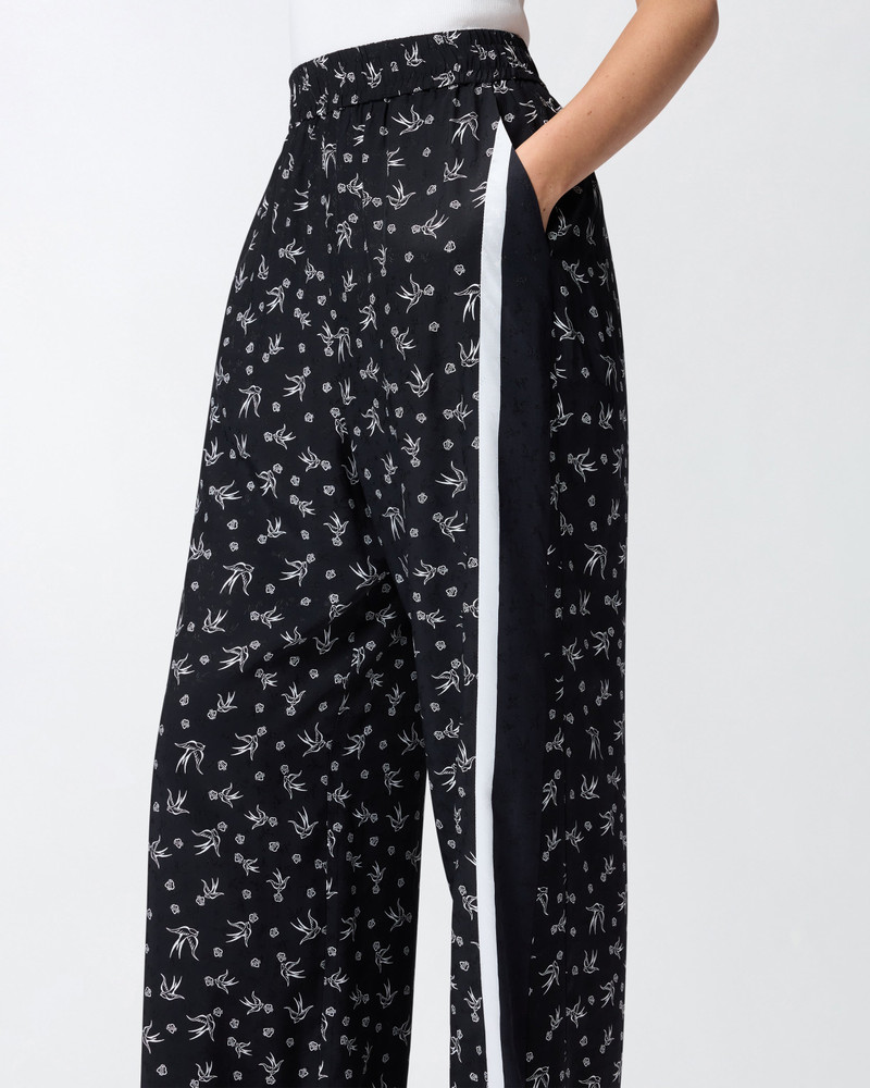 WIDE-LEG PRINTED VISCOSE JACQUARD TROUSERS 6