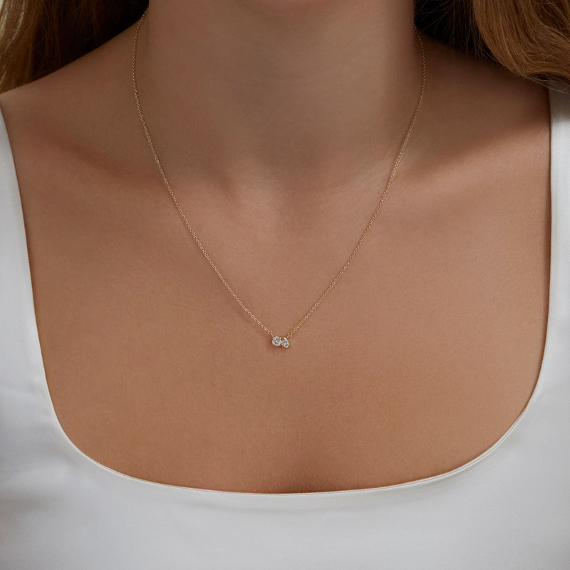 STONE AND STRAND LAB-Created Diamond Jubilee Necklace outlook