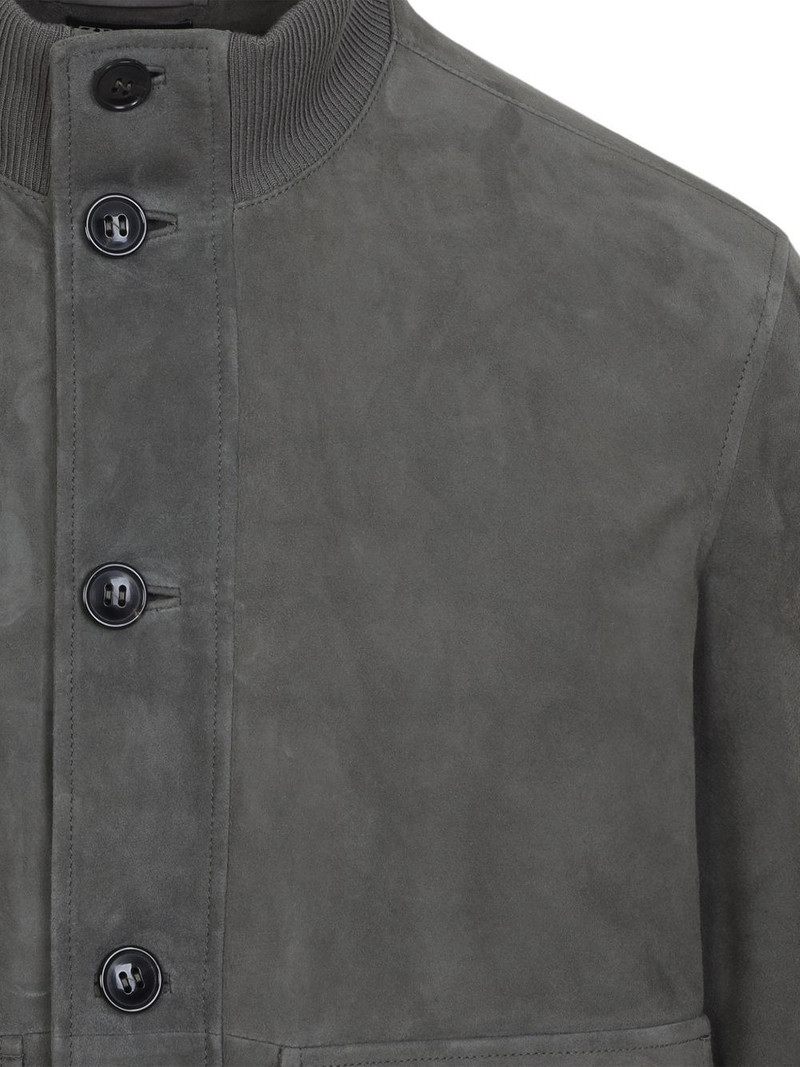buttoned leather jacket 4