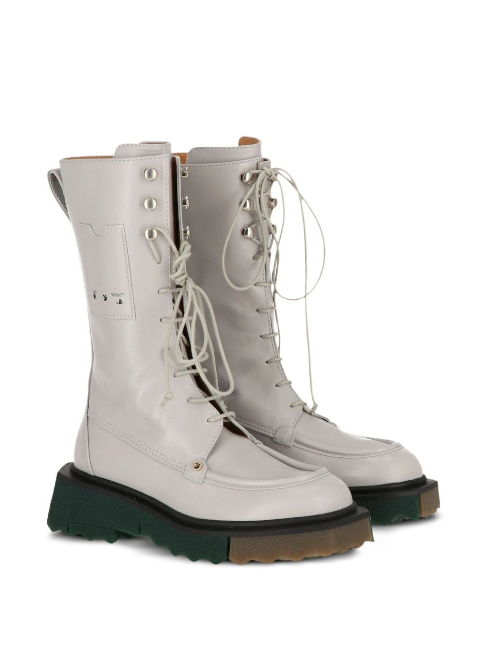 lace-up platform boots - 2