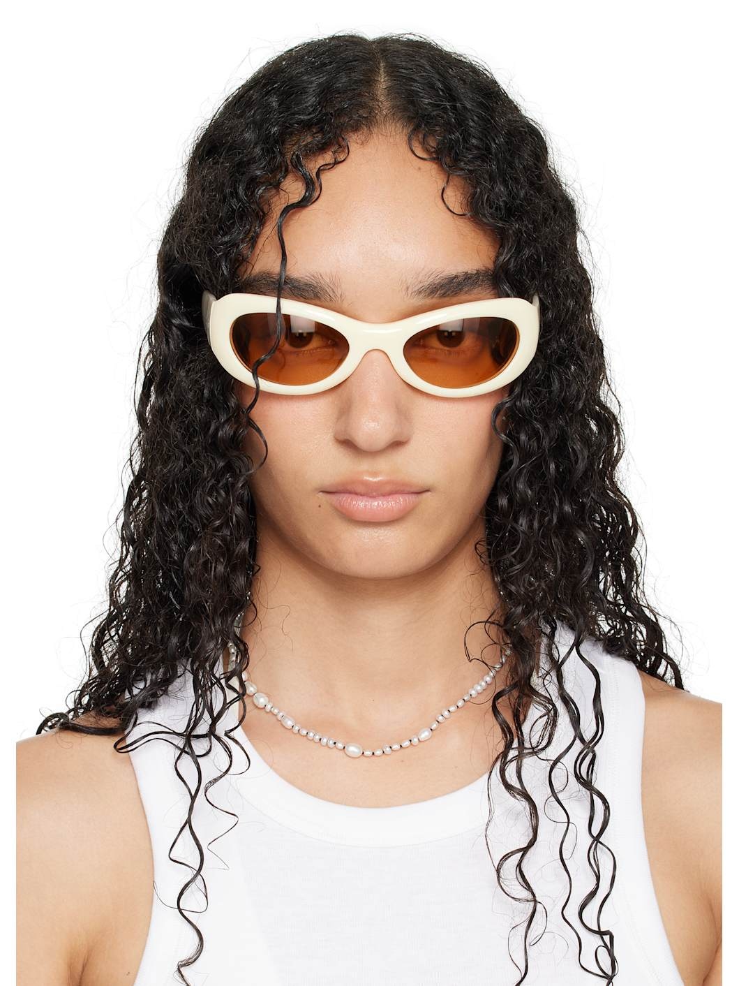 SSENSE Exclusive Beige Khilna Sunglasses - 4