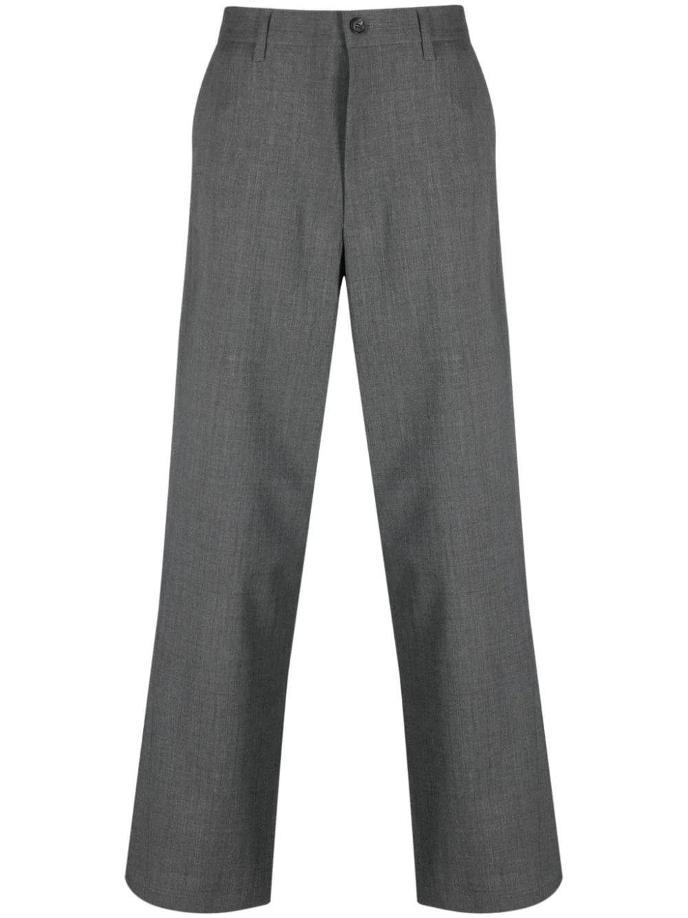tailored straight-leg trousers - 1