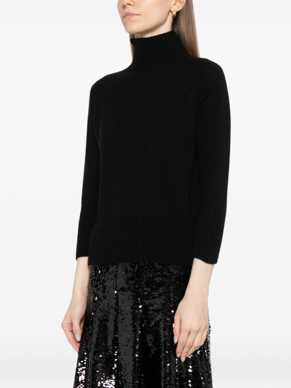 cashmere high-neck top - 3