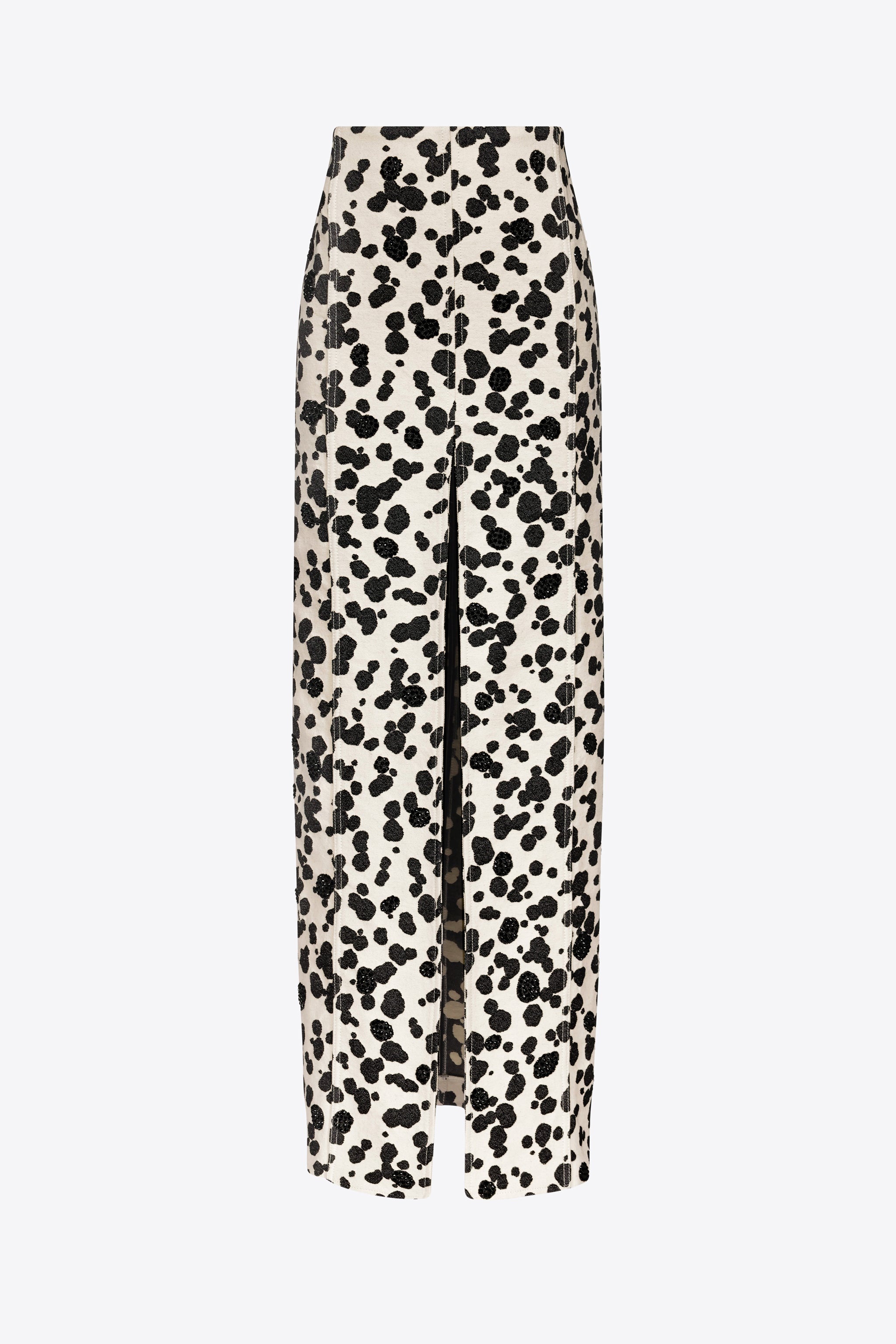 DALMATIAN DENIM MIDI SKIRT - 1