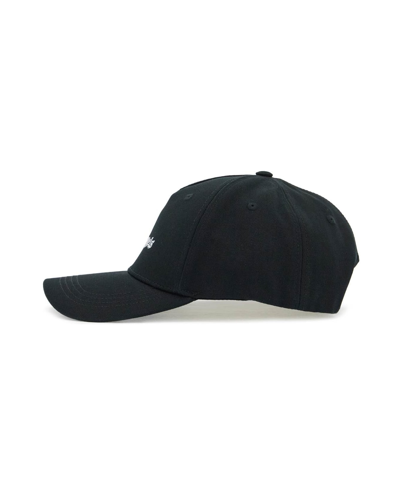 Black Cotton Cap - 4