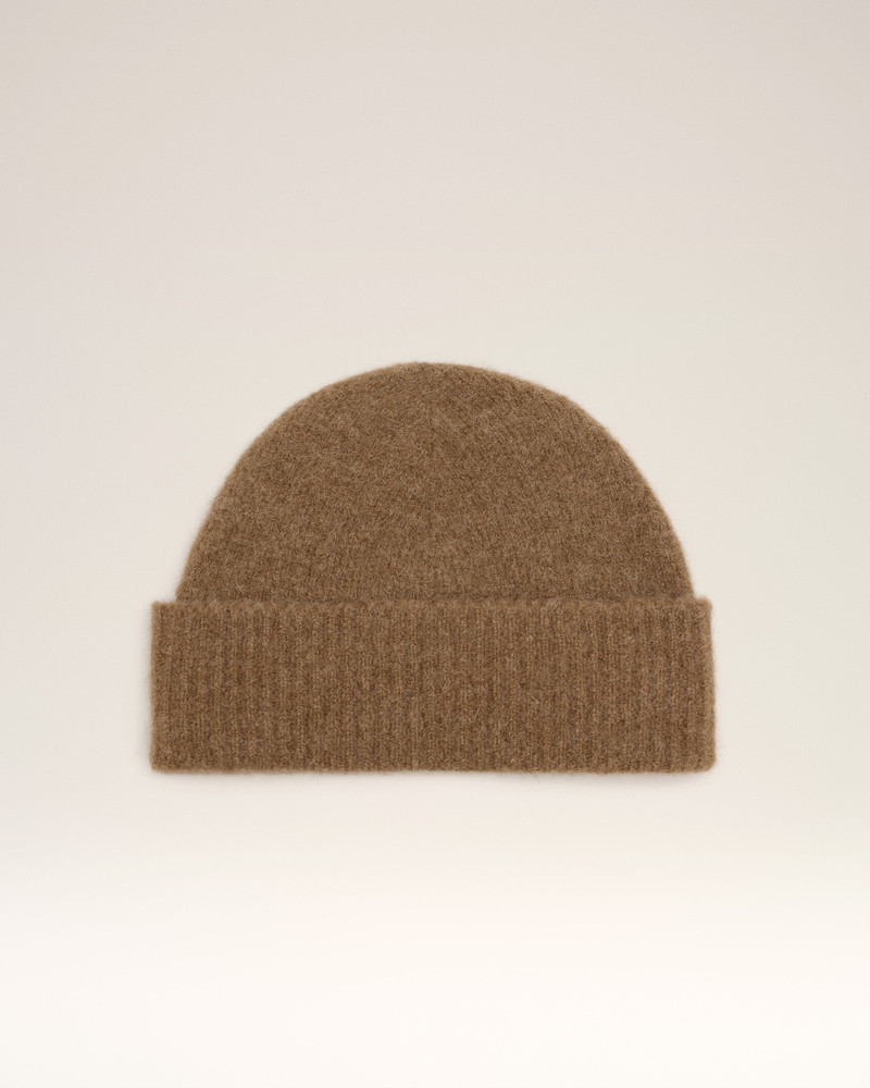 BROWN ALPACA STRIPED AMI DE COEUR BEANIE 4