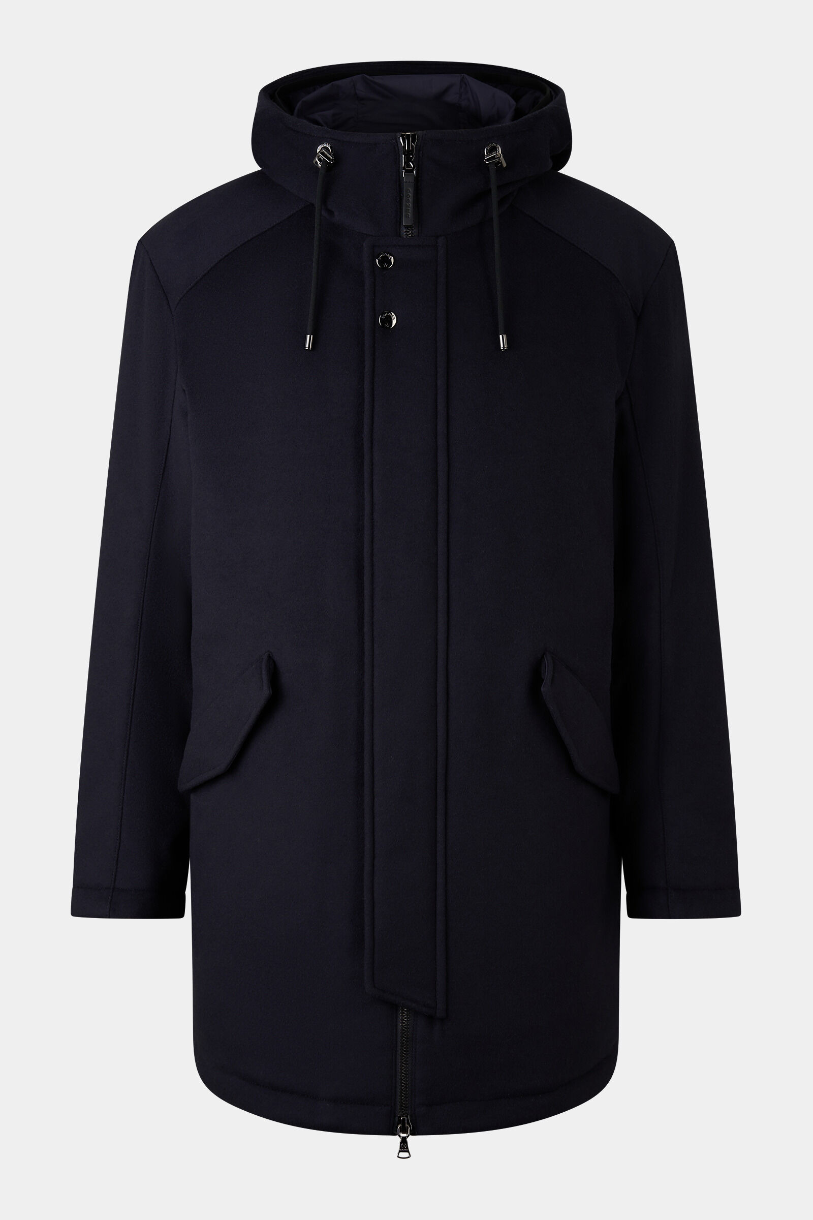 Perce down parka in Navy blue - 1