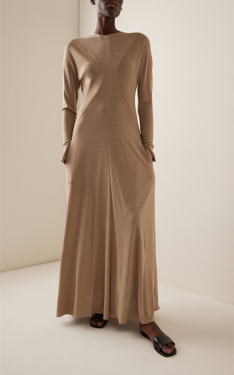 The Row Link Leather Slides black outlook