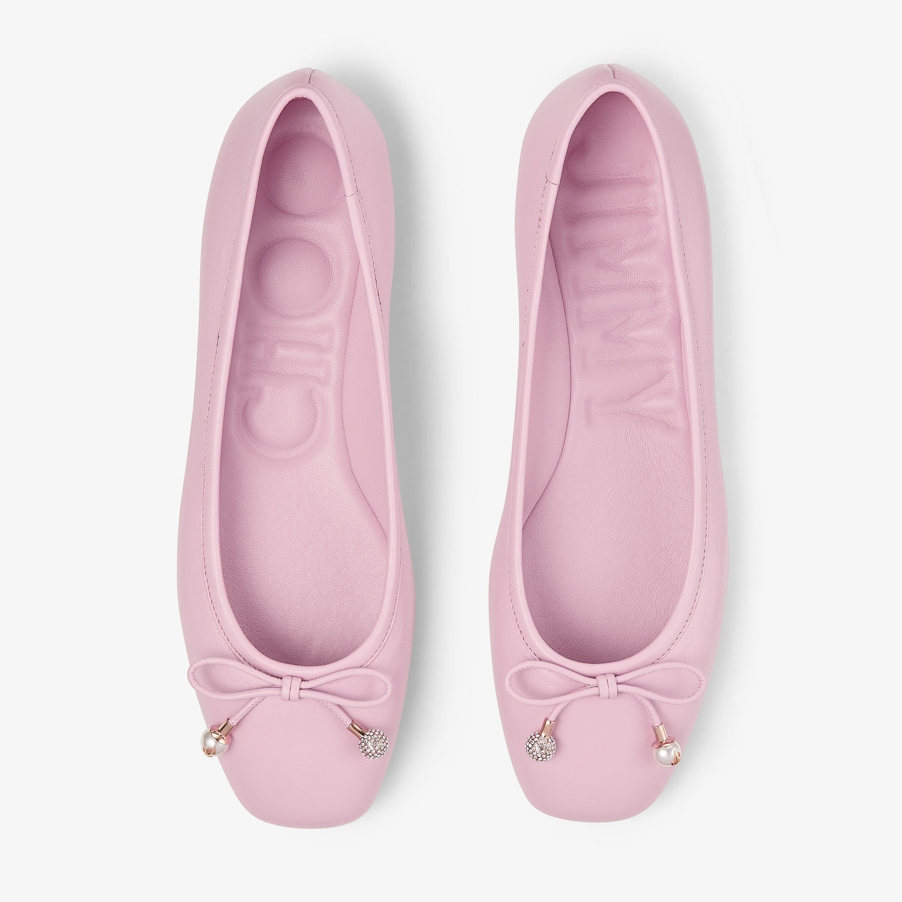 Elme Flat
Rose Nappa Leather Flats - 4