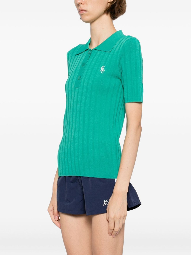 SRC ribbed polo top 3