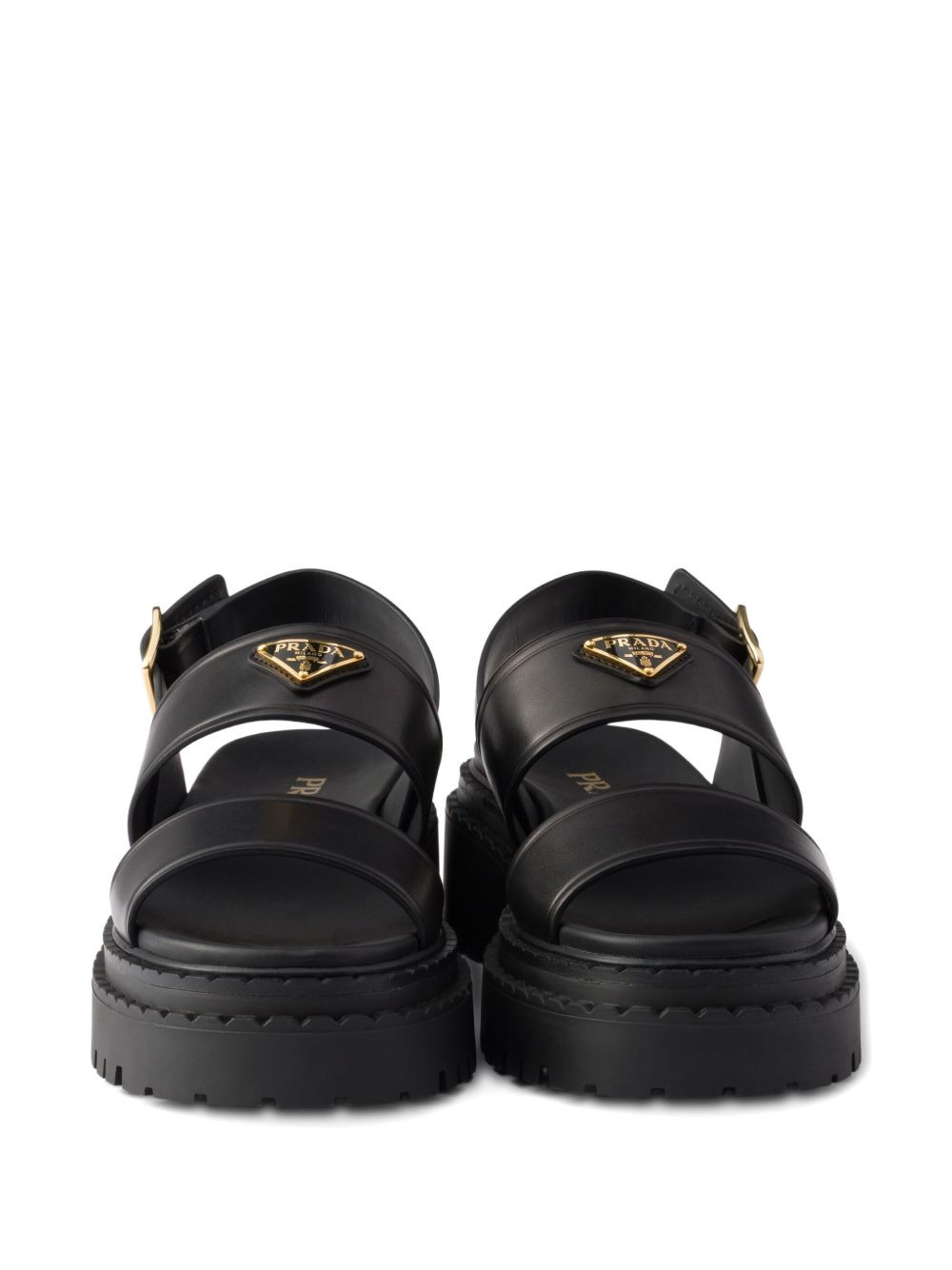 buckle-strap platform sandals - 4