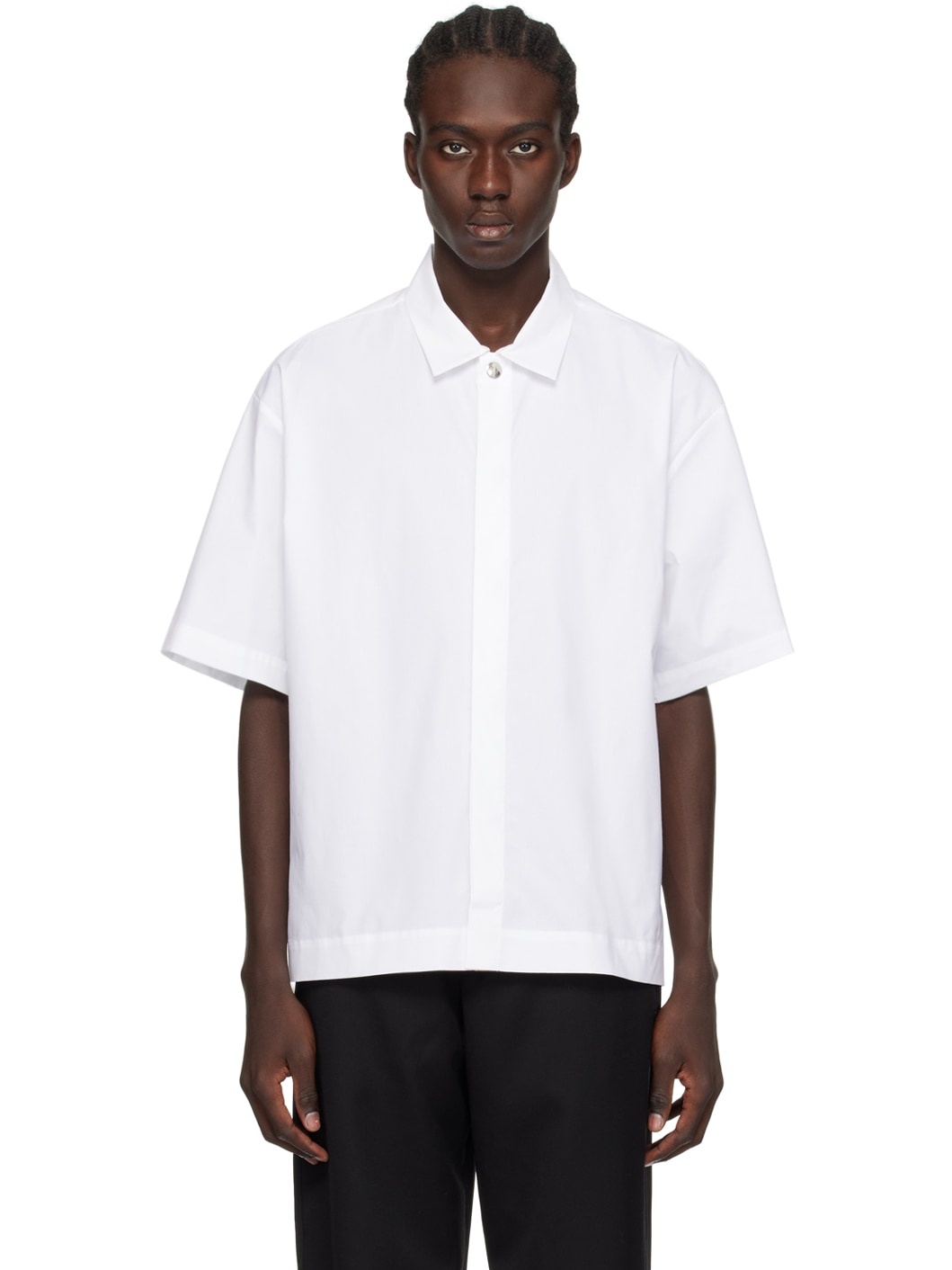 White Les Classiques 'La chemise manches courtes' Shirt - 1