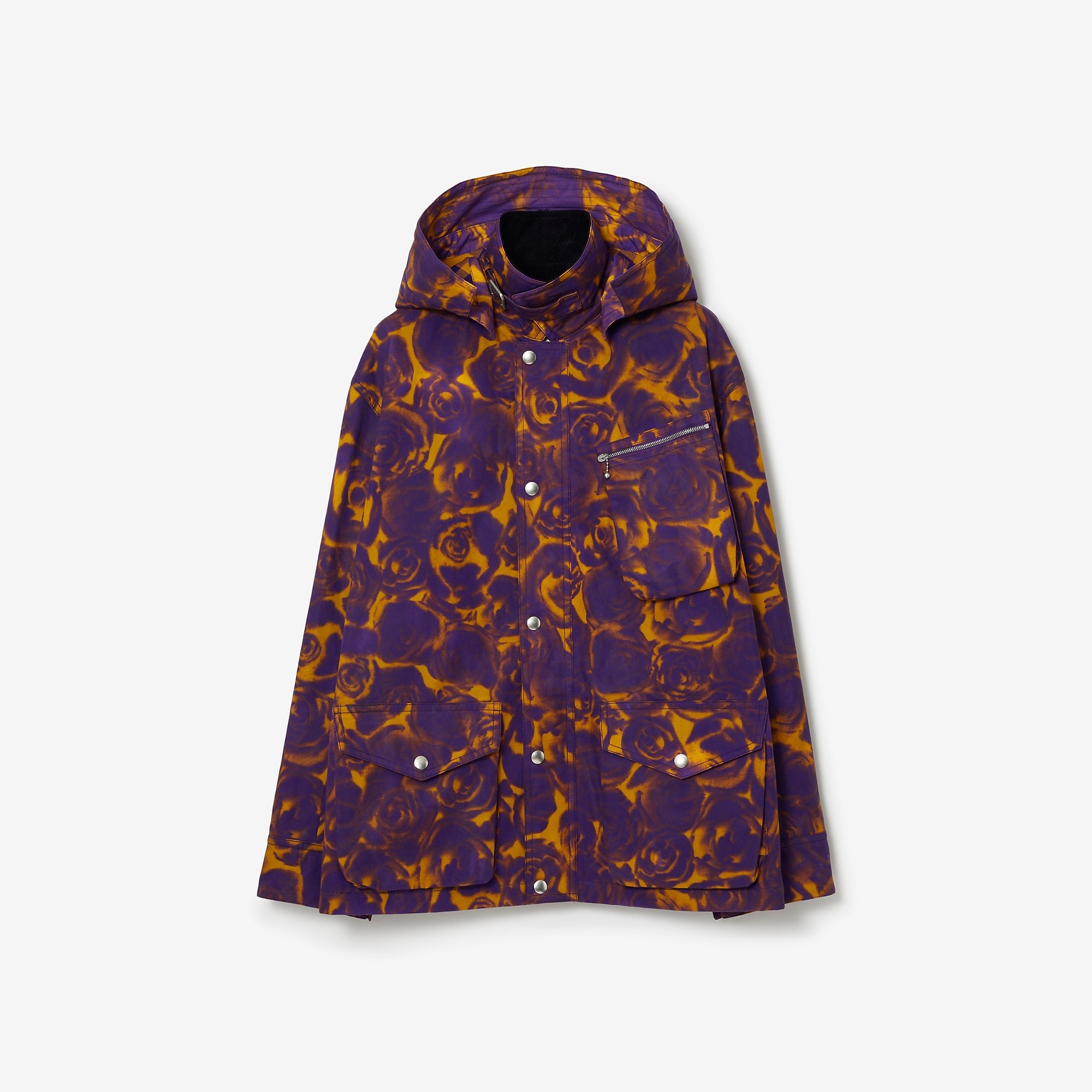 Rose Print Field Jacket - 1