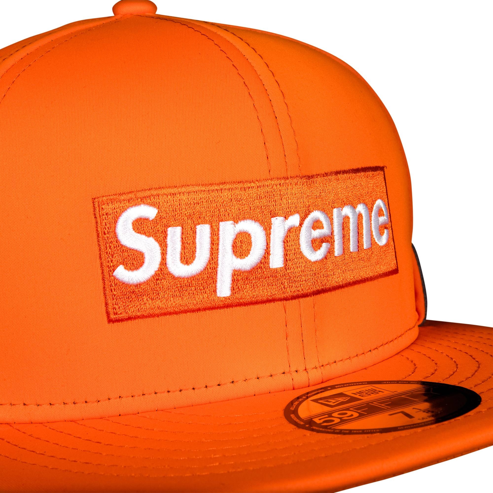 Supreme x WINDSTOPPER Earflap Box Logo New Era 'Orange' - 4