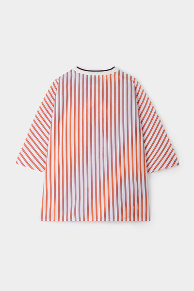 SUNNEI KIMONO T-SHIRT / cream & red stripes outlook