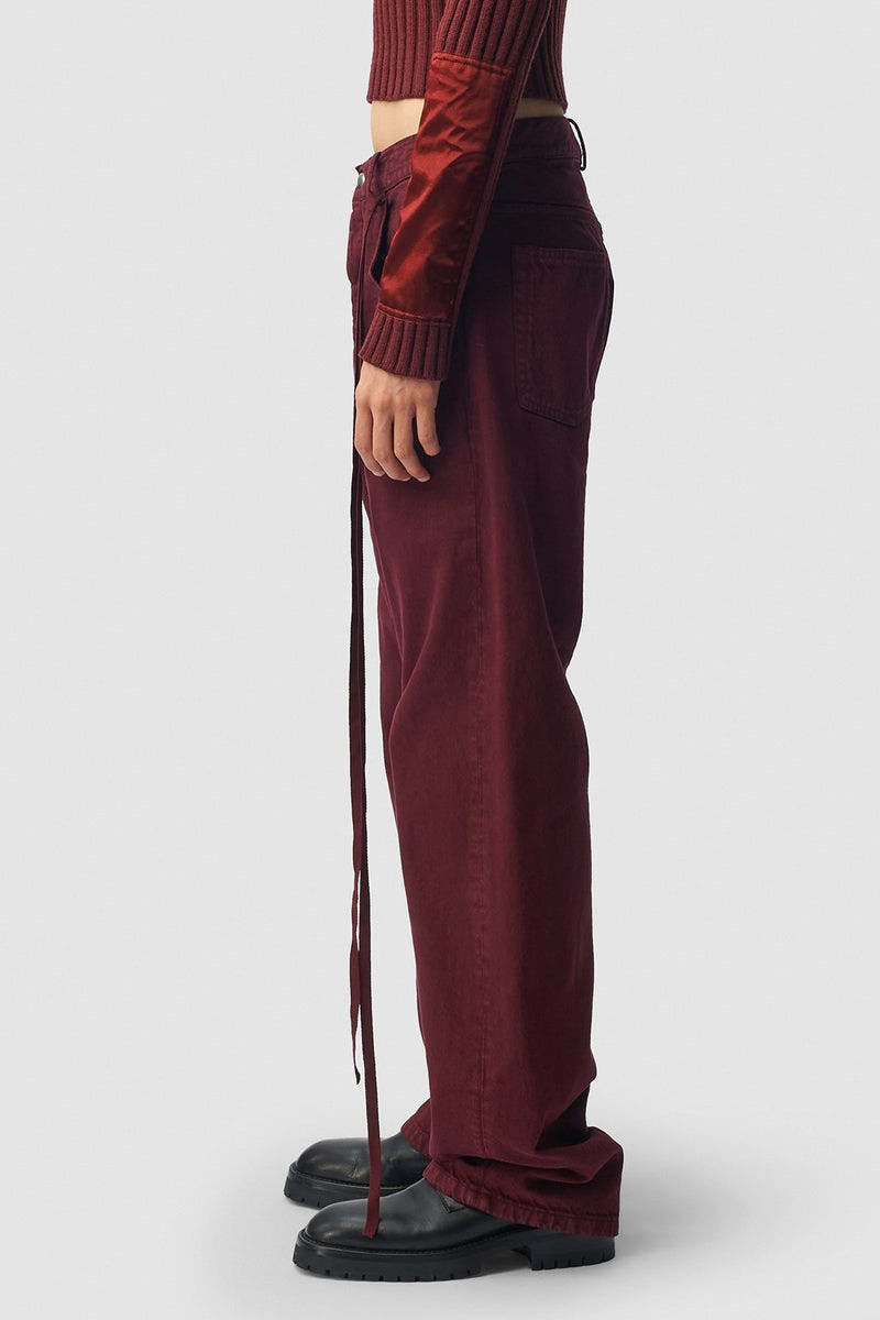 Ann Demeulemeester Five Pockets High Comfort Trousers Denim outlook