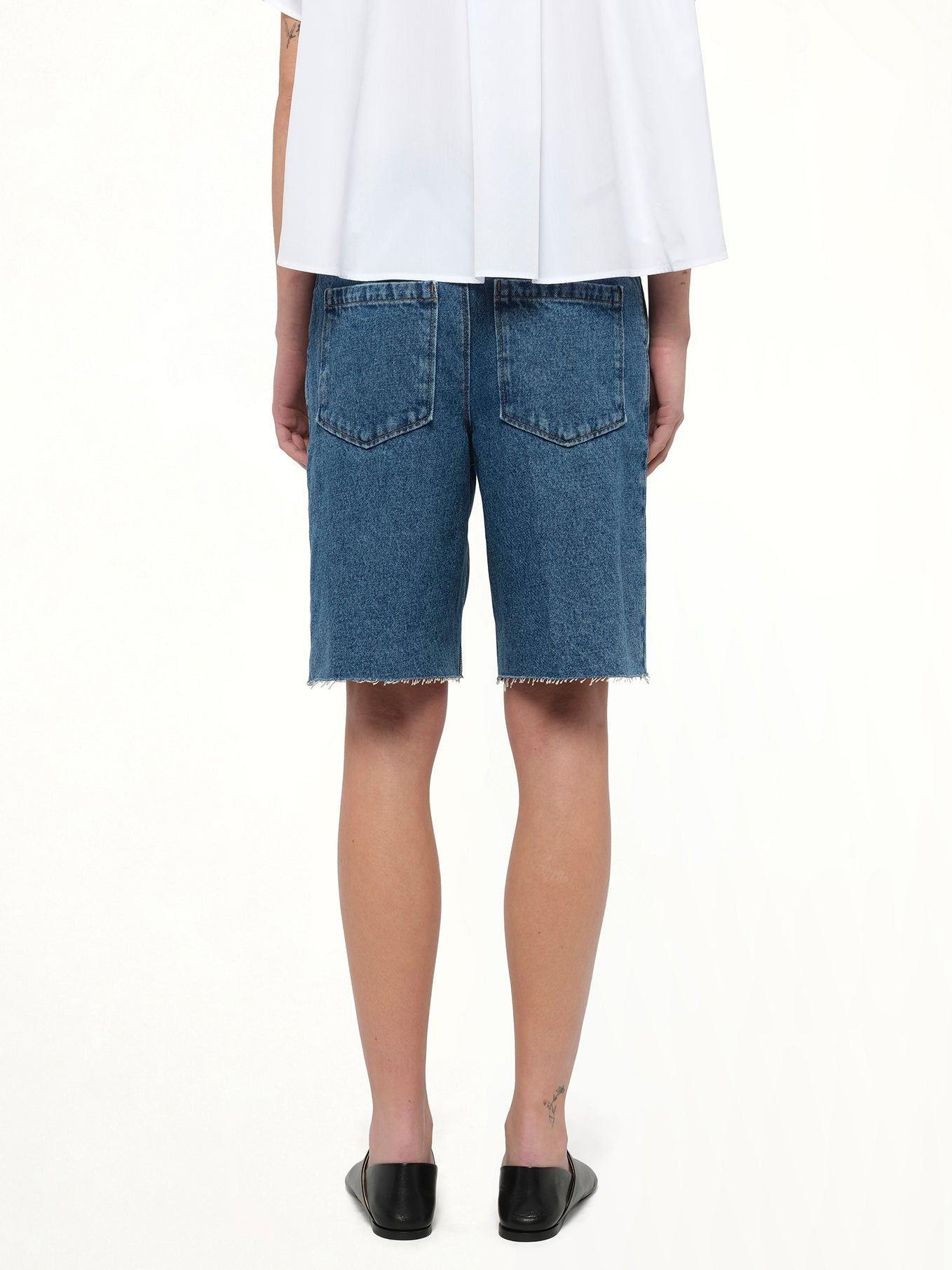 Anagram Shorts AF in Jeans Blue - 5