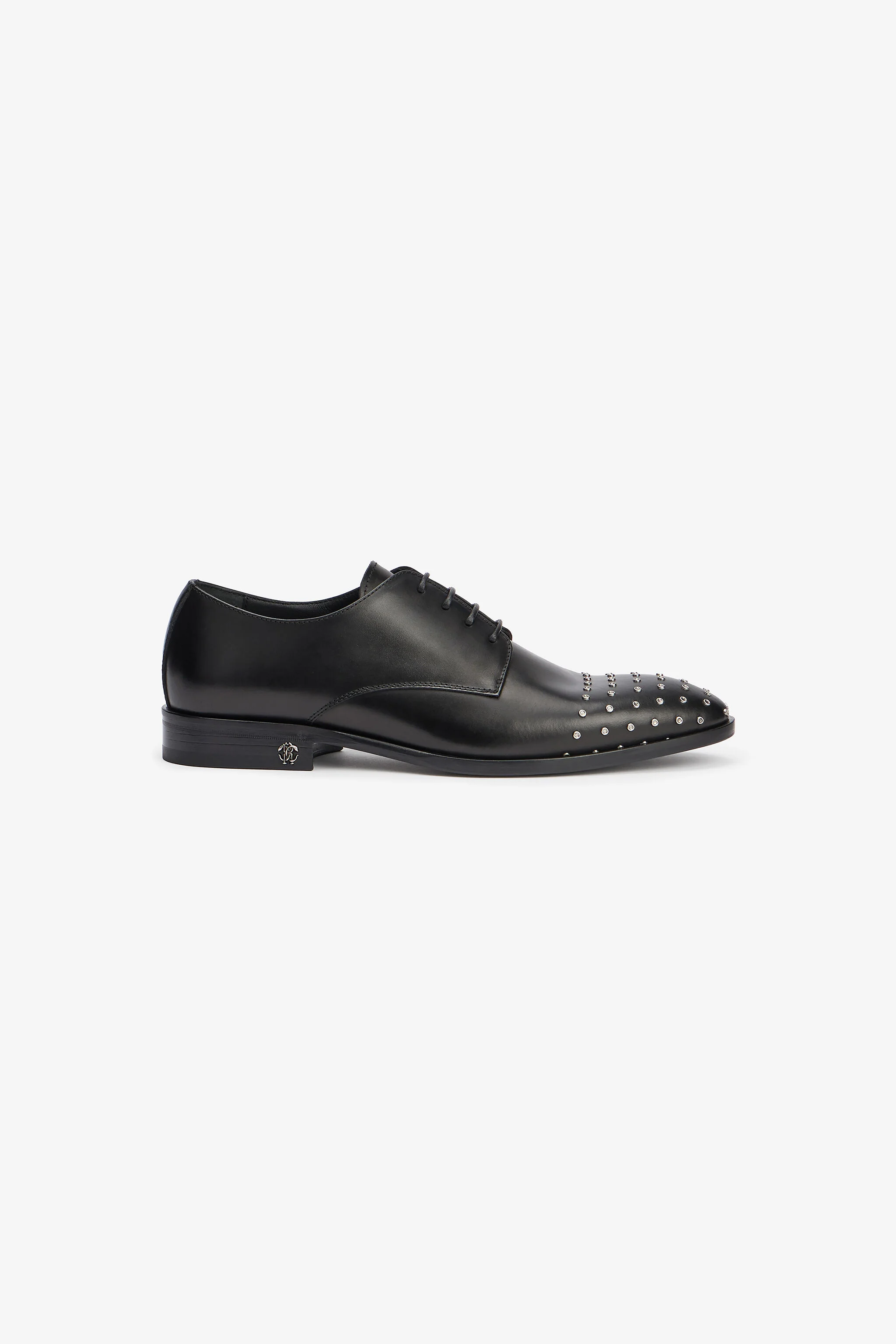 Derby Shoes with Studded Toe Cap - 1