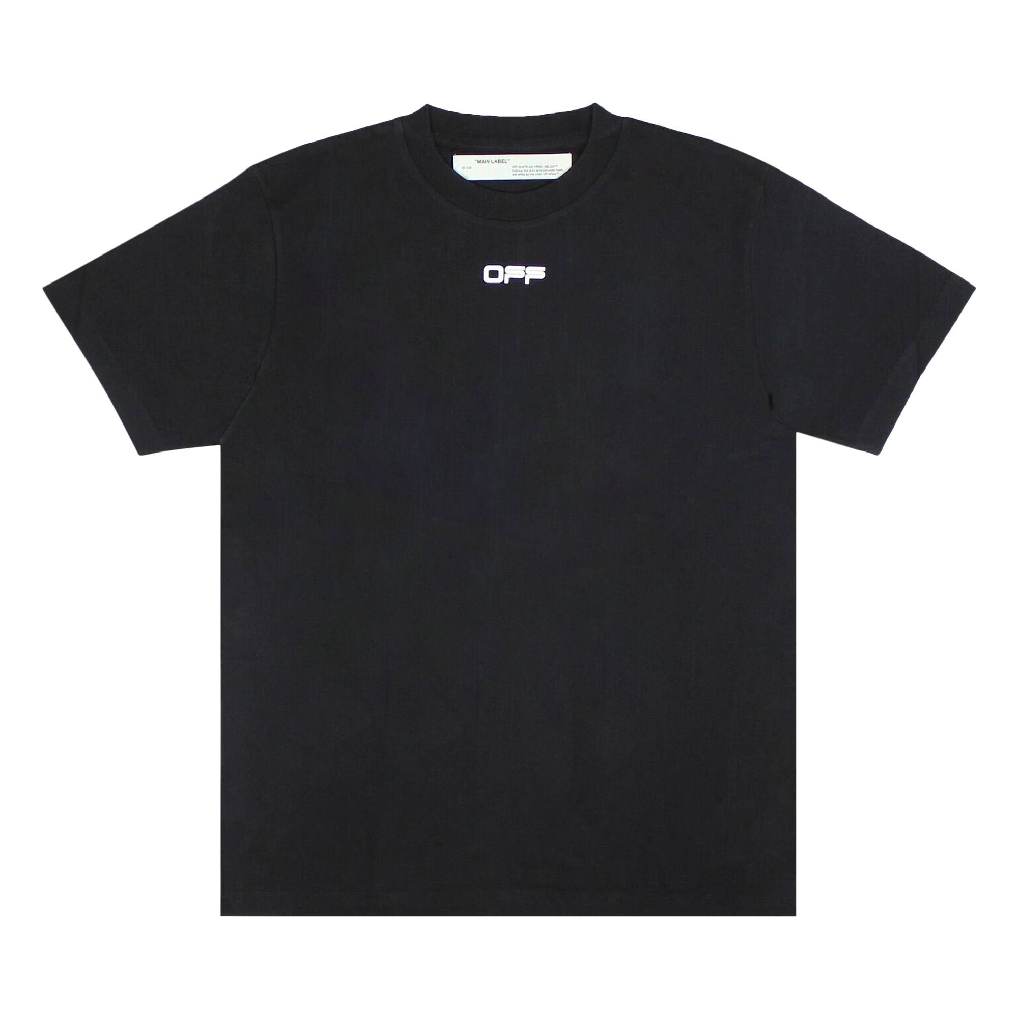 Off-White Airport Tape T-Shirt 'Black/White' - 2