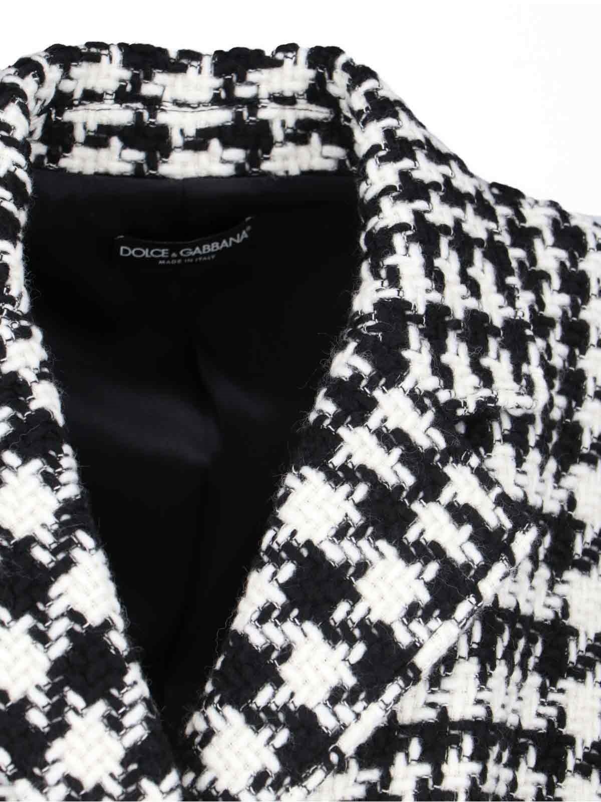 【送料&関税込】Dolce & Gabbana Pied De Poule Midi Coat Dolce & Gabbana Pied De Poule Midi Coat | italist