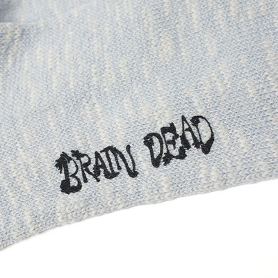 BRAIN DEAD Brain Dead Slub 2 Stripes Crew Socks outlook