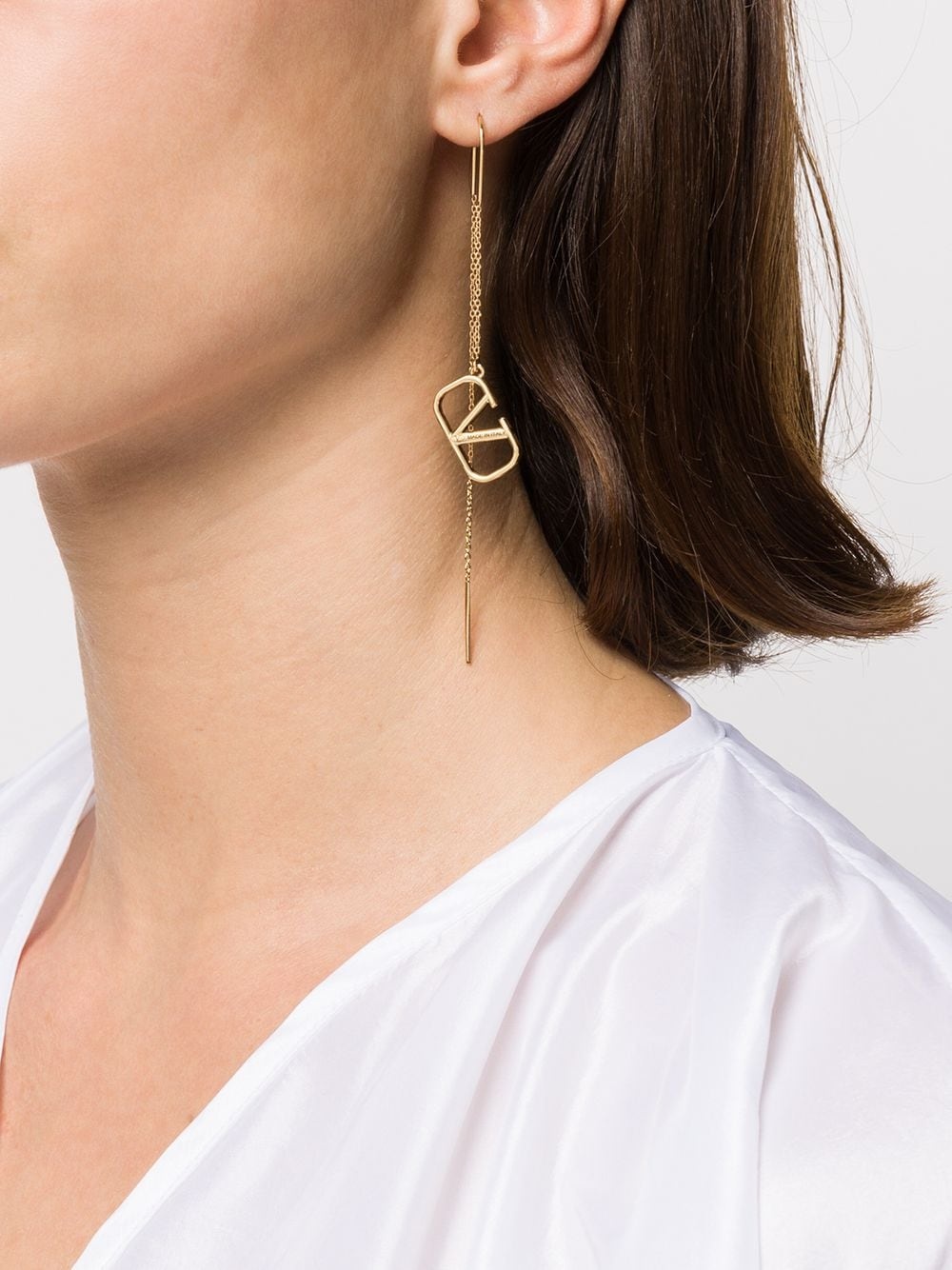 VLOGO drop earrings - 2
