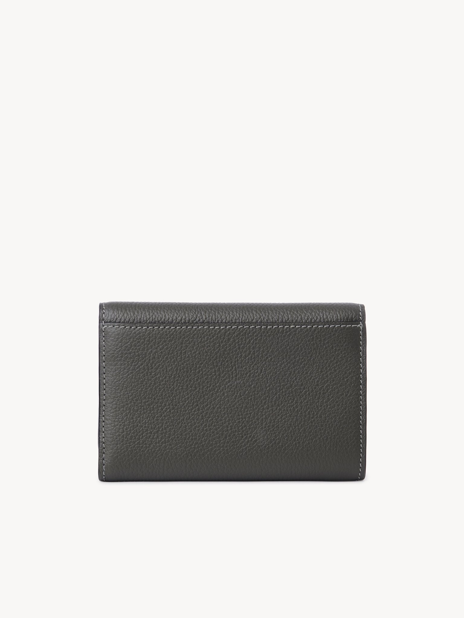 MARCIE COMPACT WALLET IN GRAINED LEATHER - 2