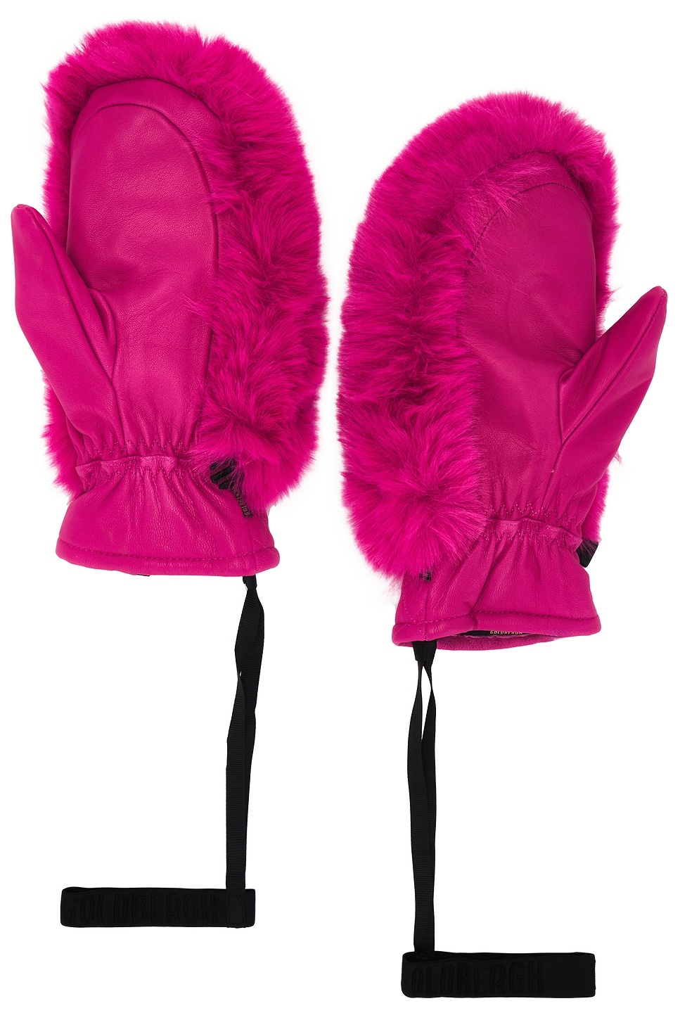 Hill Faux Fur Mittens - 2