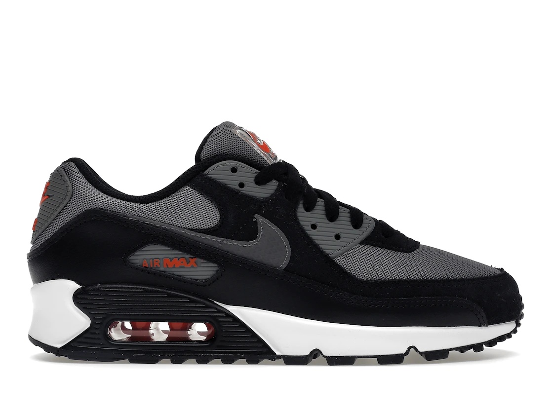 Nike Air Max 90 Grey Black Red (2022) - 1