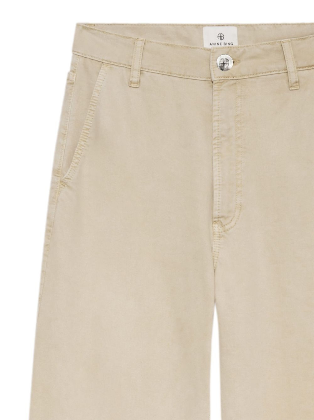 Briley curved-seam twill trousers - 4