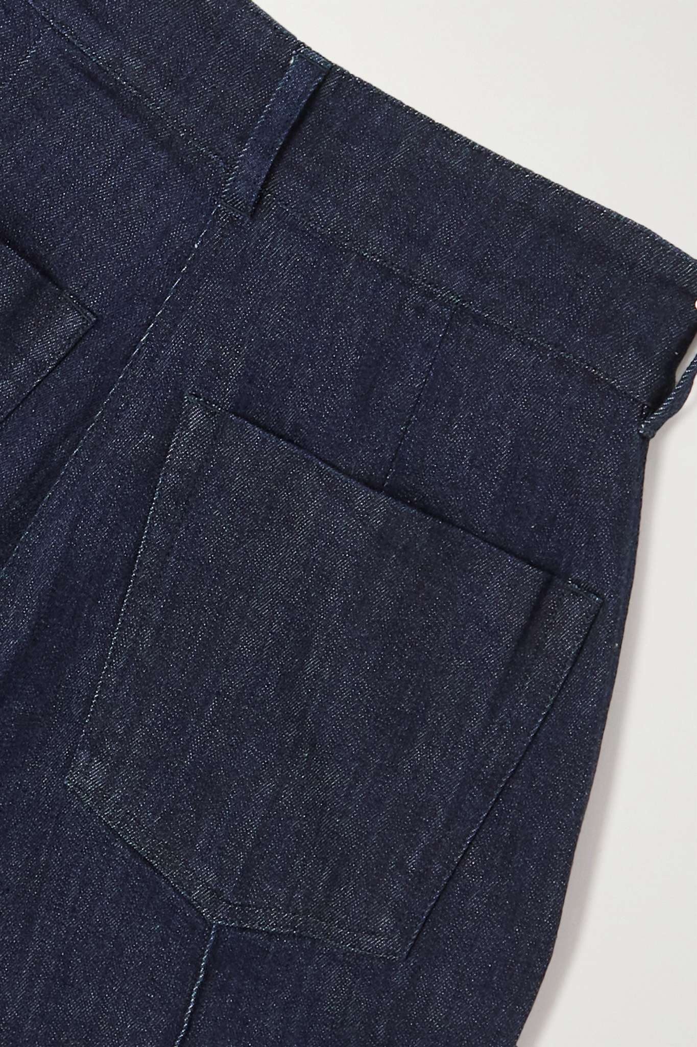 + NET SUSTAIN high-rise straight-leg stretch organic jeans - 6
