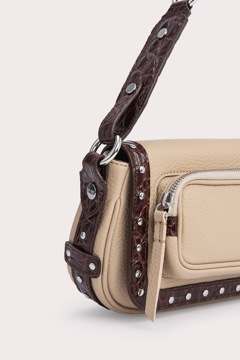Maddy Sequoia and Kraft Croco and Flat Grain Leather - 3